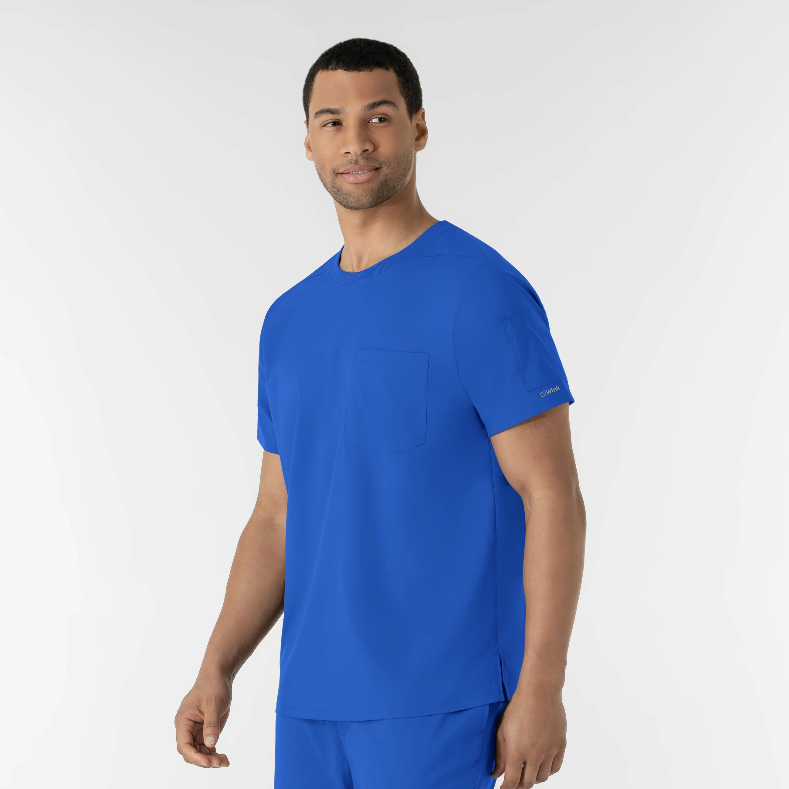 Boundless Men’s Classic Tee Scrub Top - Royal - Image 4