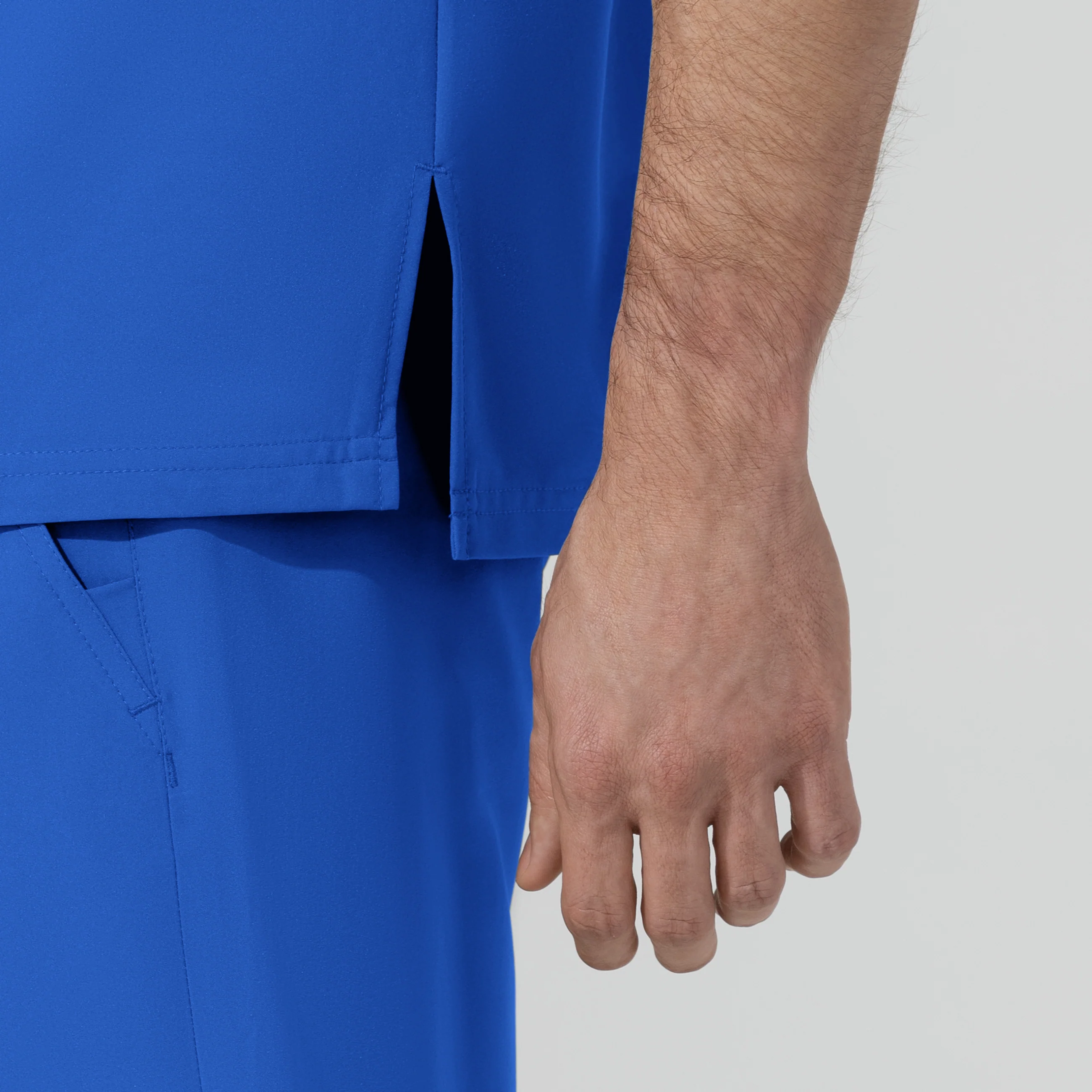 NURTUR Unisex V-Neck Scrub Top - Royal - Image 8