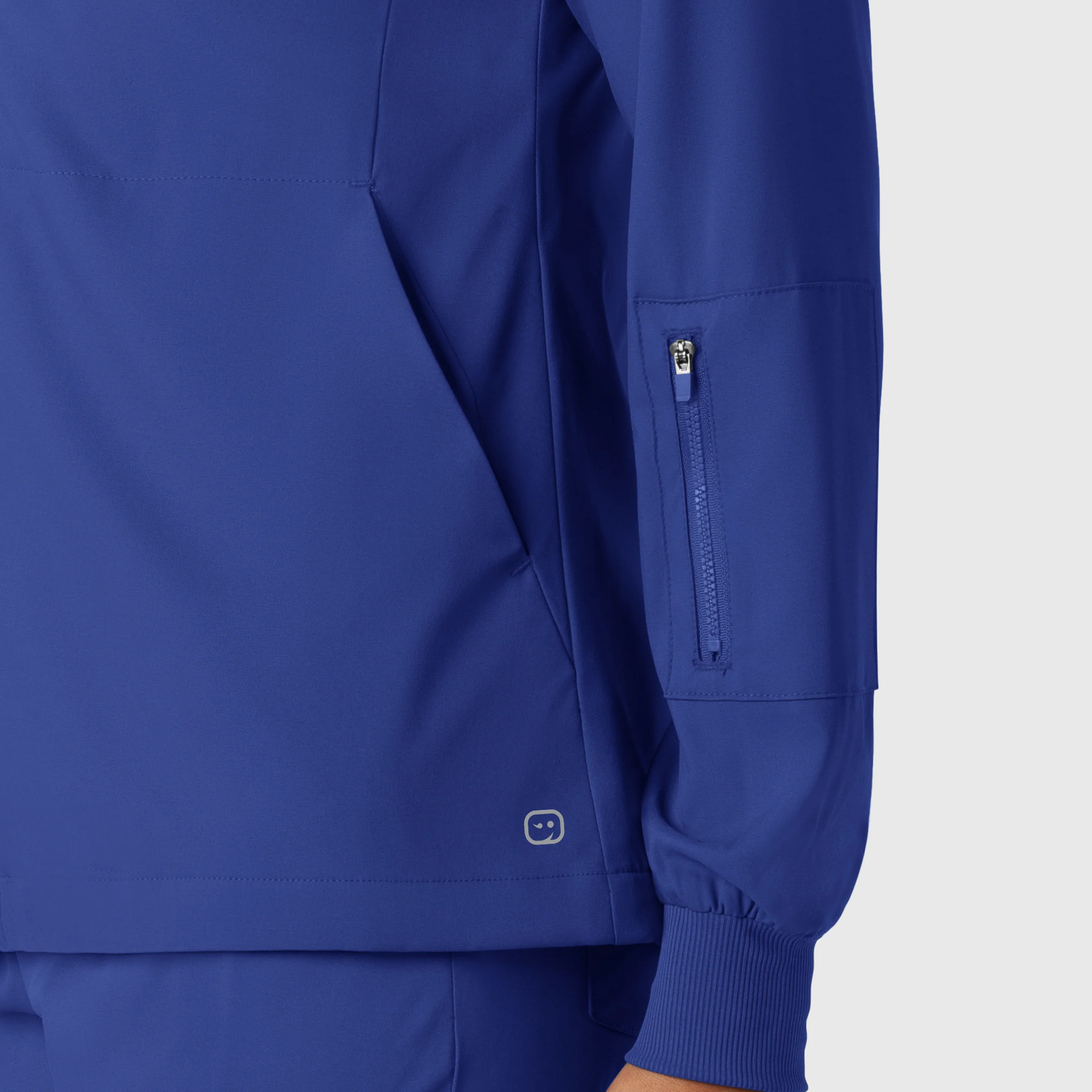 Boundless Women's Warm Up Scrub Jacket - Galaxy Blue - Image 6
