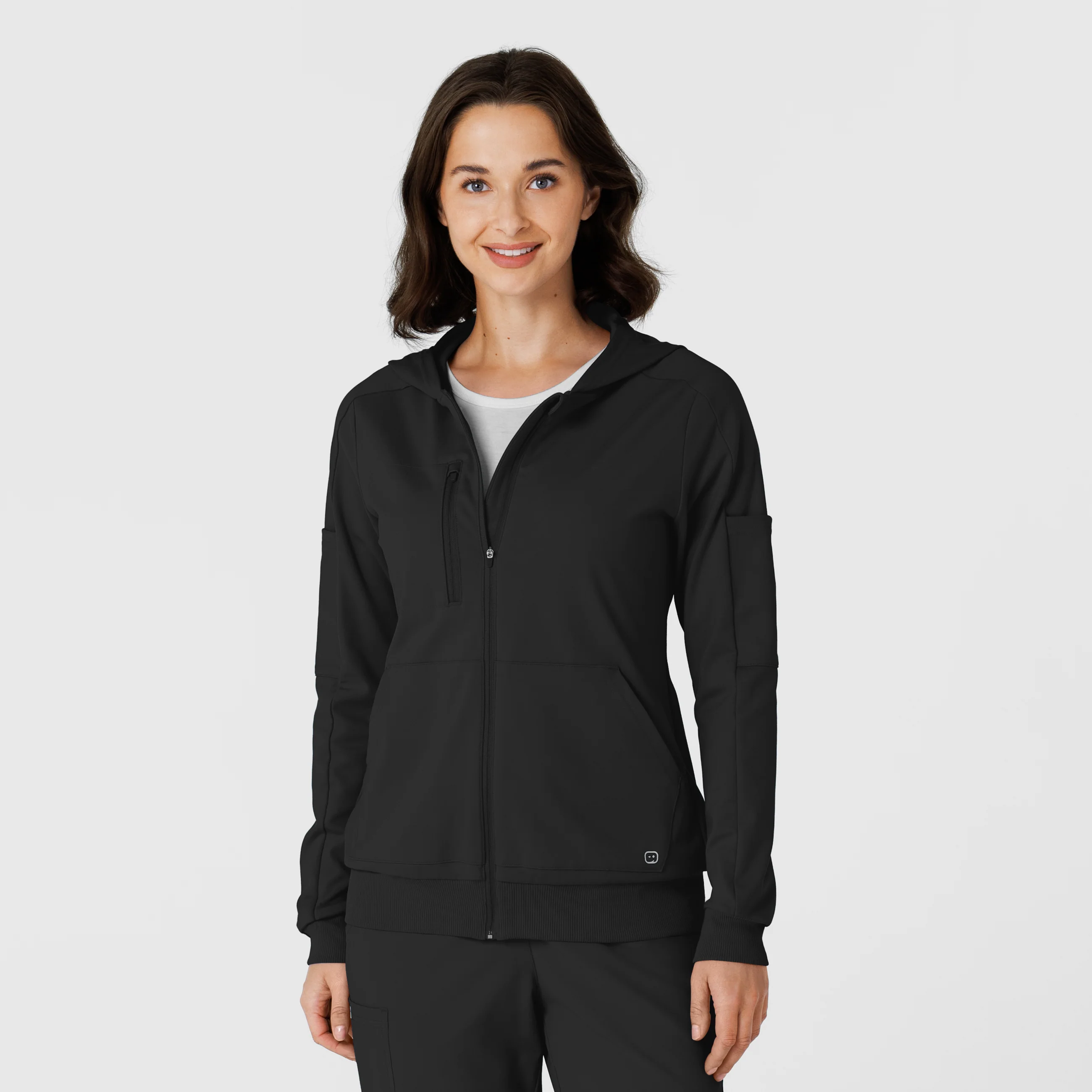 RENEW Knit Women’s Zip Hoodie - Black