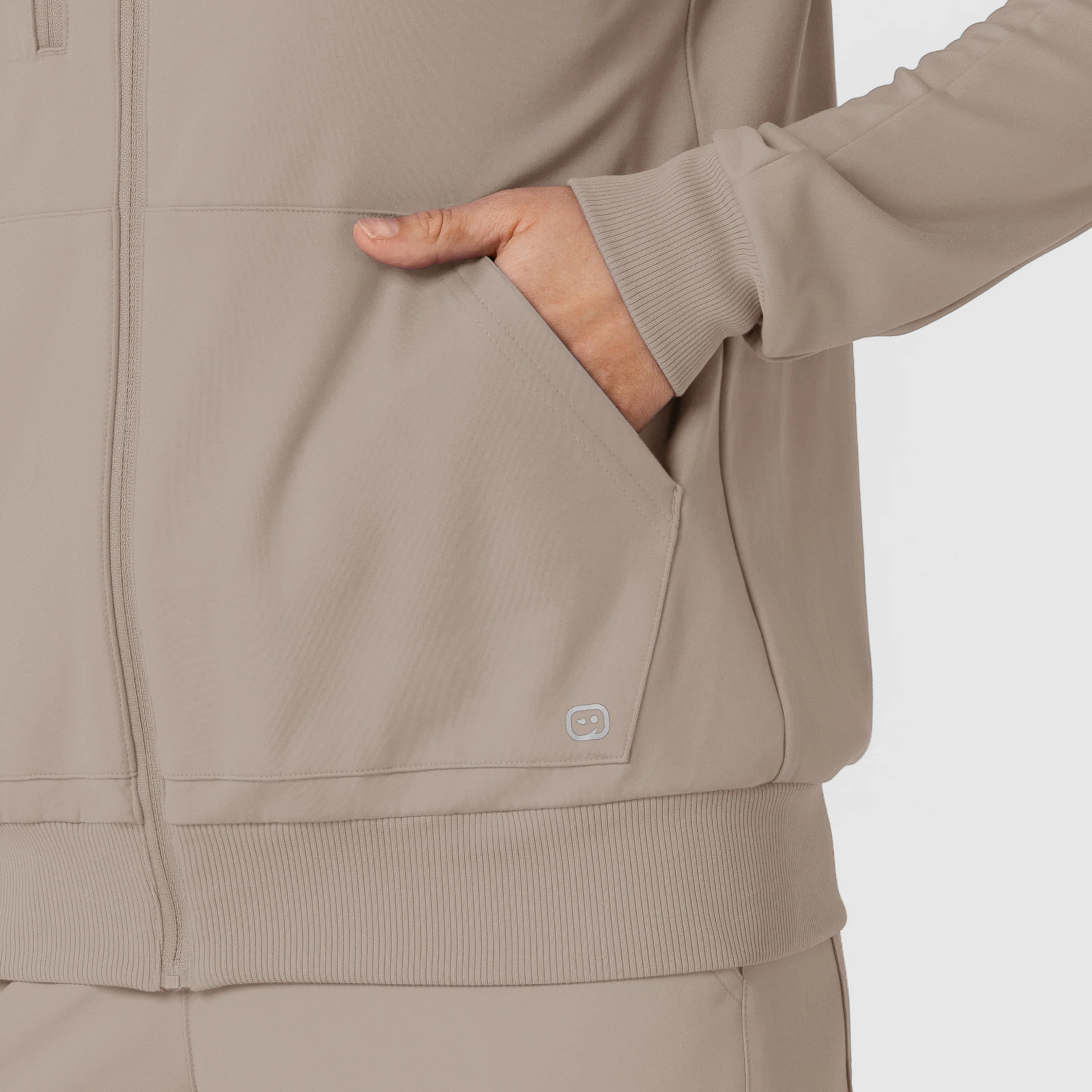 RENEW Knit Women’s Zip Hoodie - Haze - Image 11