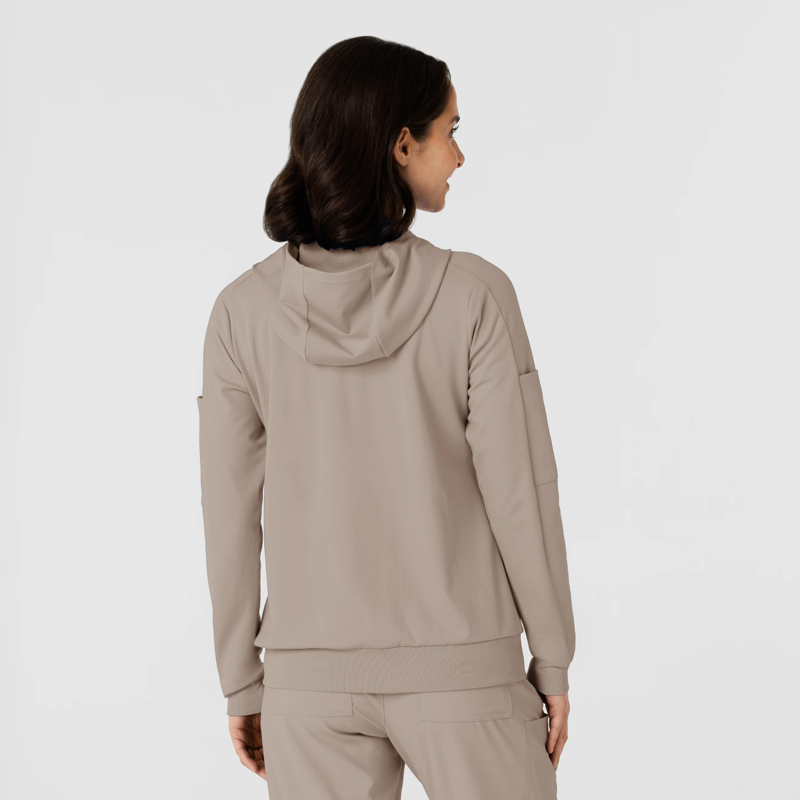 RENEW Knit Women’s Zip Hoodie - Haze - Image 2
