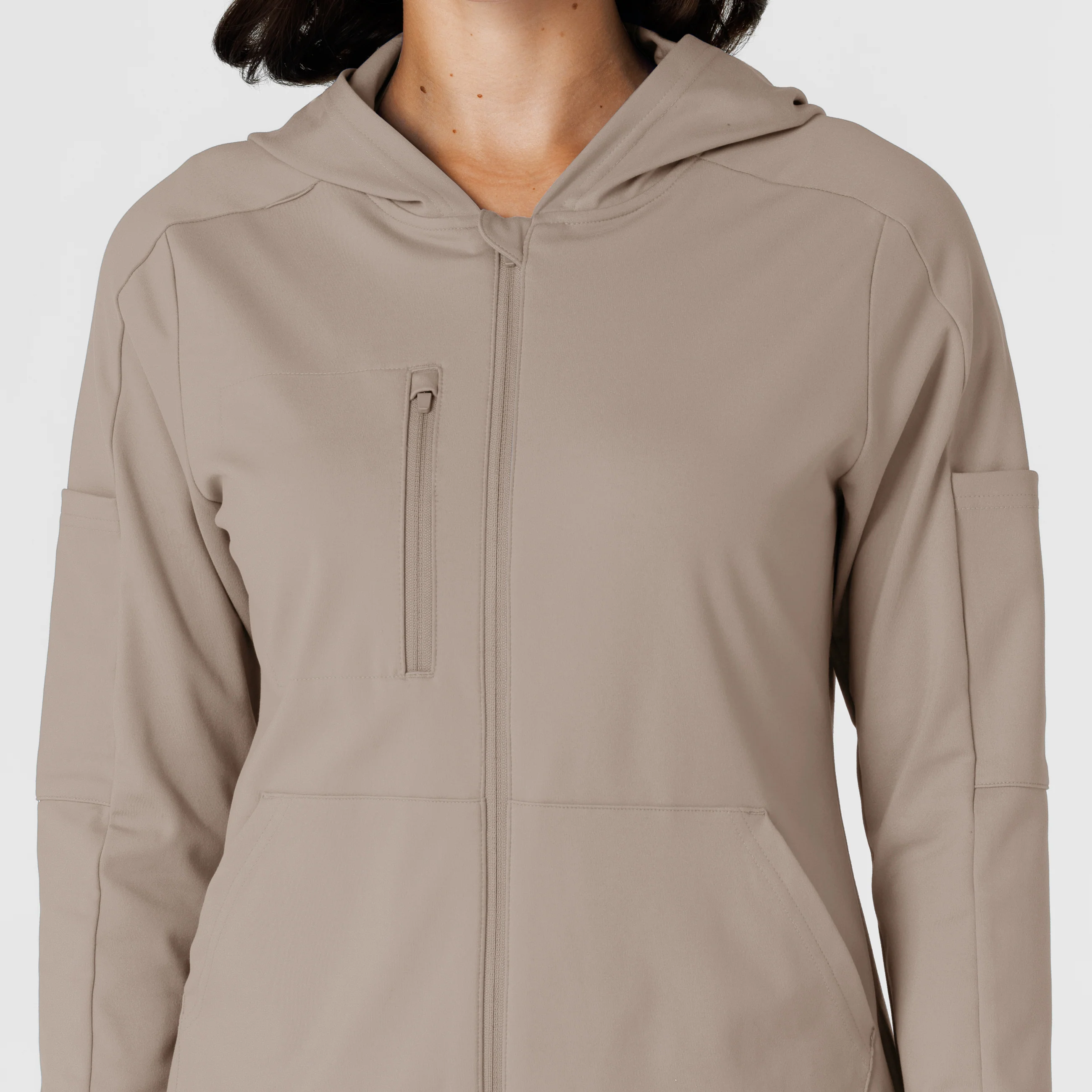 RENEW Knit Women’s Zip Hoodie - Haze - Image 5
