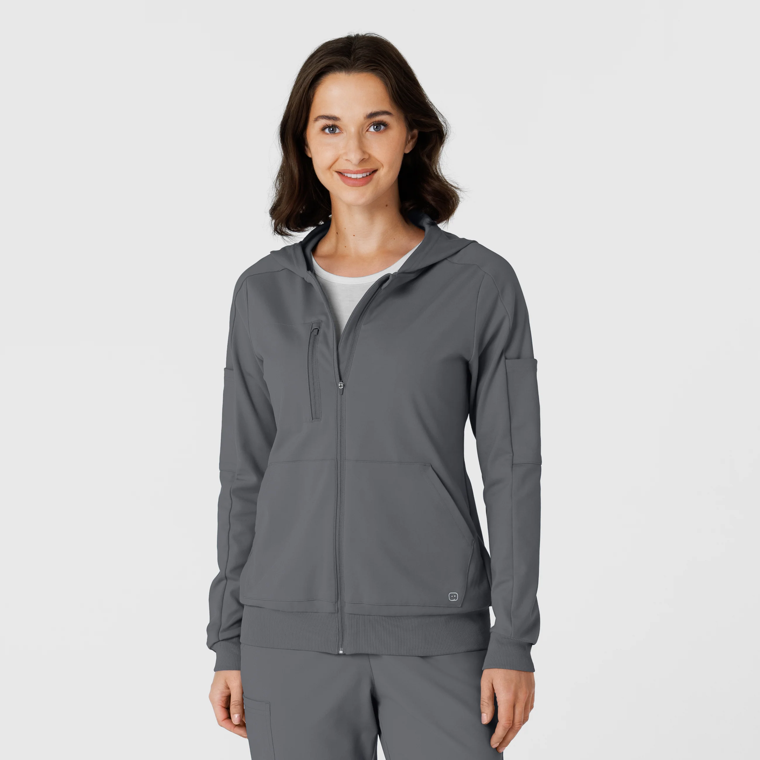 RENEW Knit Women’s Zip Hoodie - Pewter