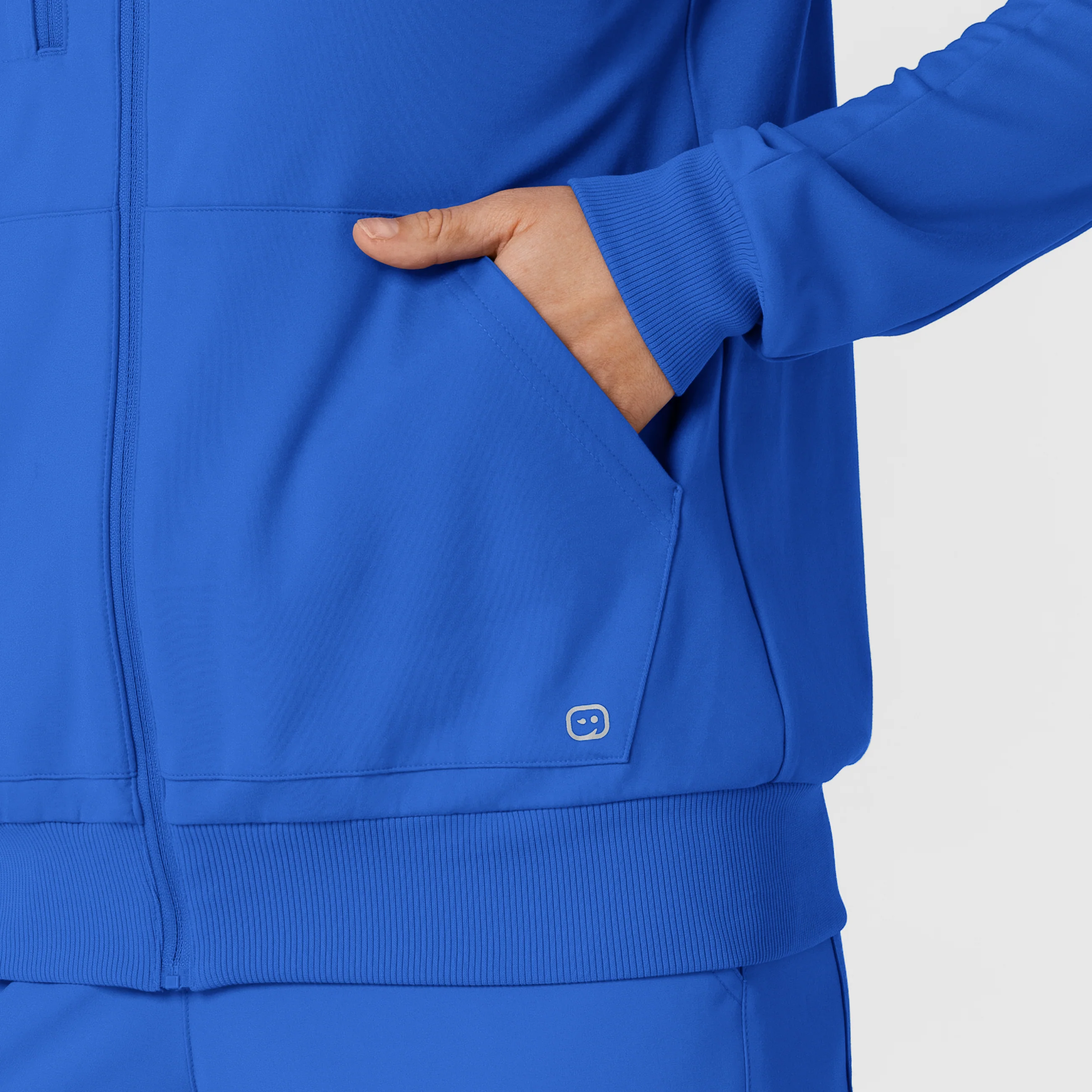 RENEW Knit Women’s Zip Hoodie - Royal - Image 11