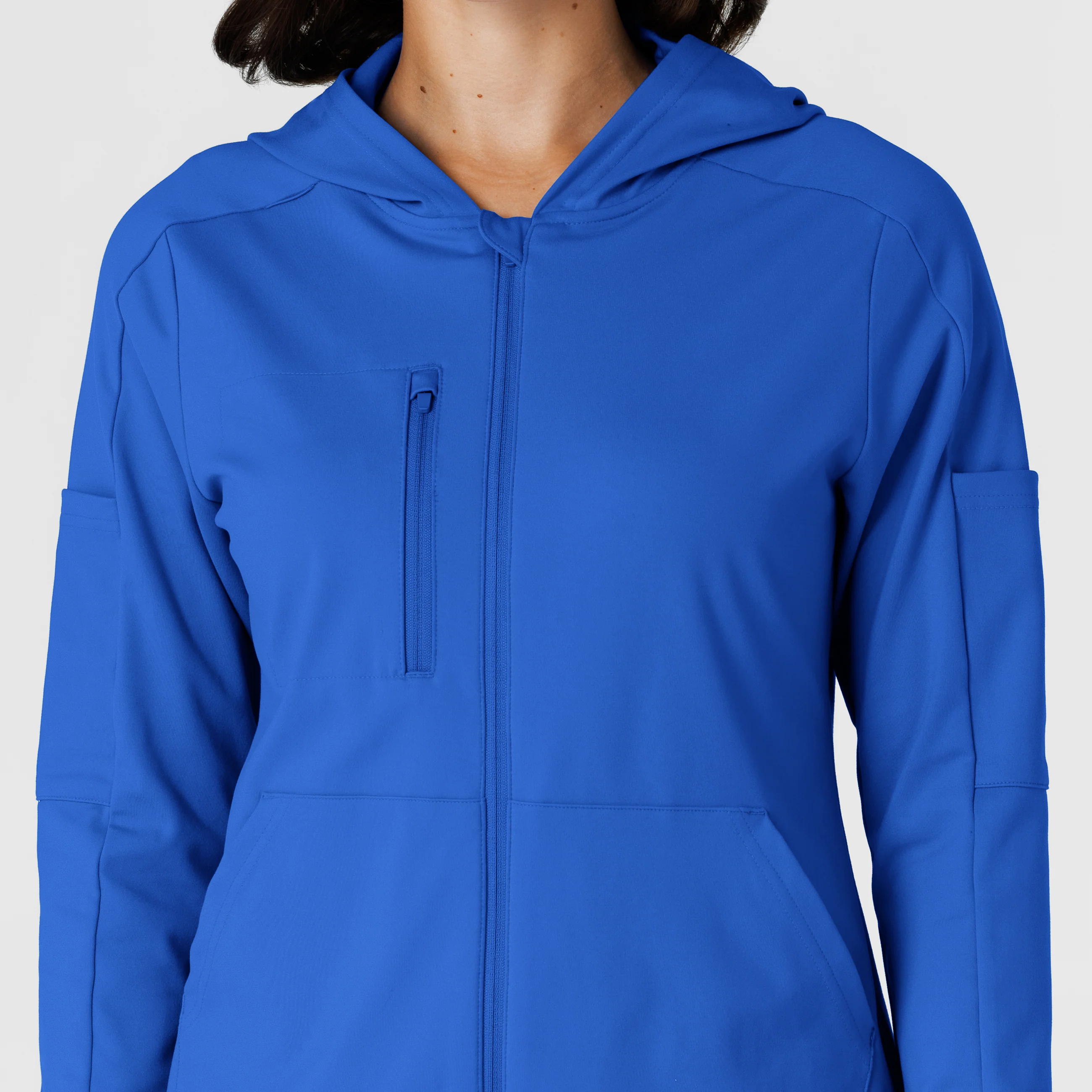RENEW Knit Women’s Zip Hoodie - Royal - Image 5