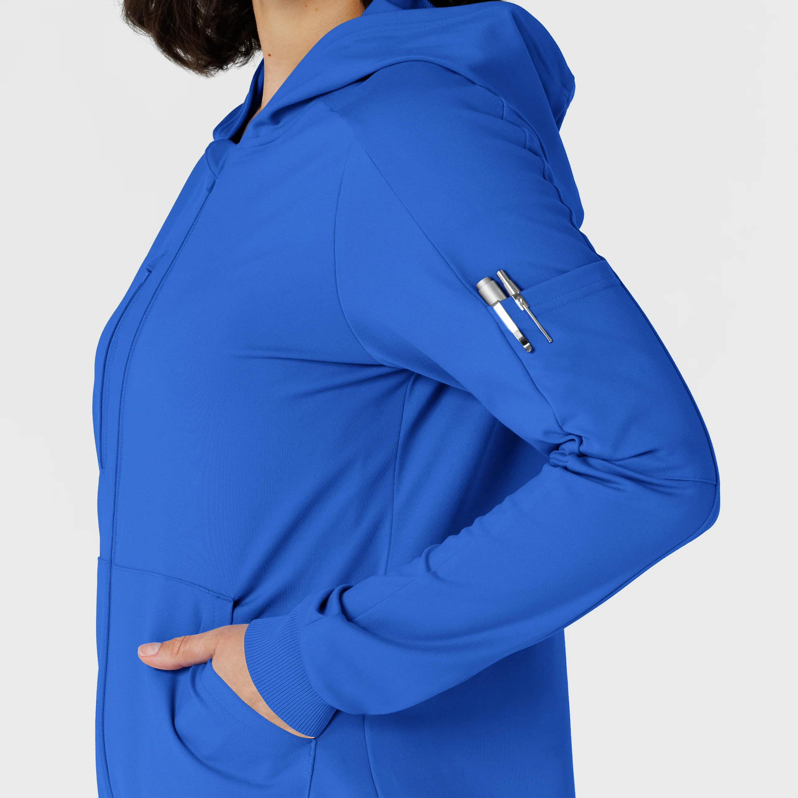 RENEW Knit Women’s Zip Hoodie - Royal - Image 9
