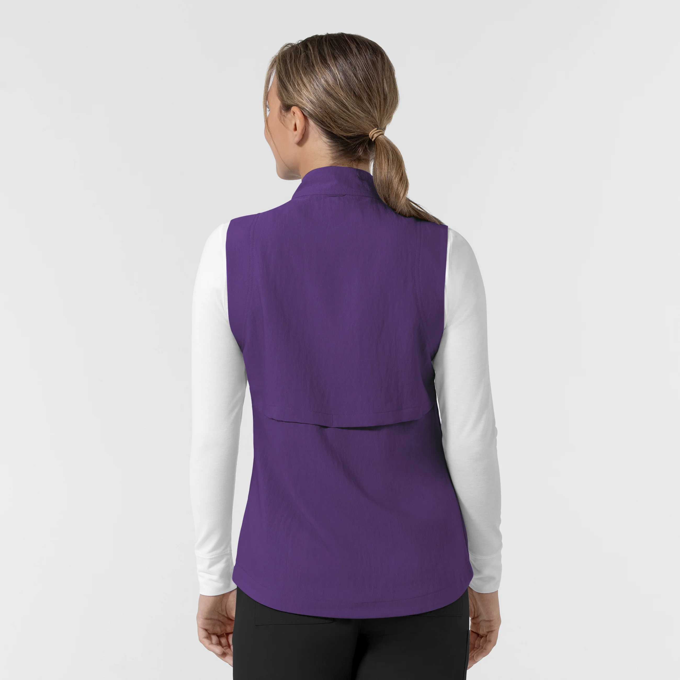 Women's Everything Everywhere Scrub Vest - Eggplant - Image 2