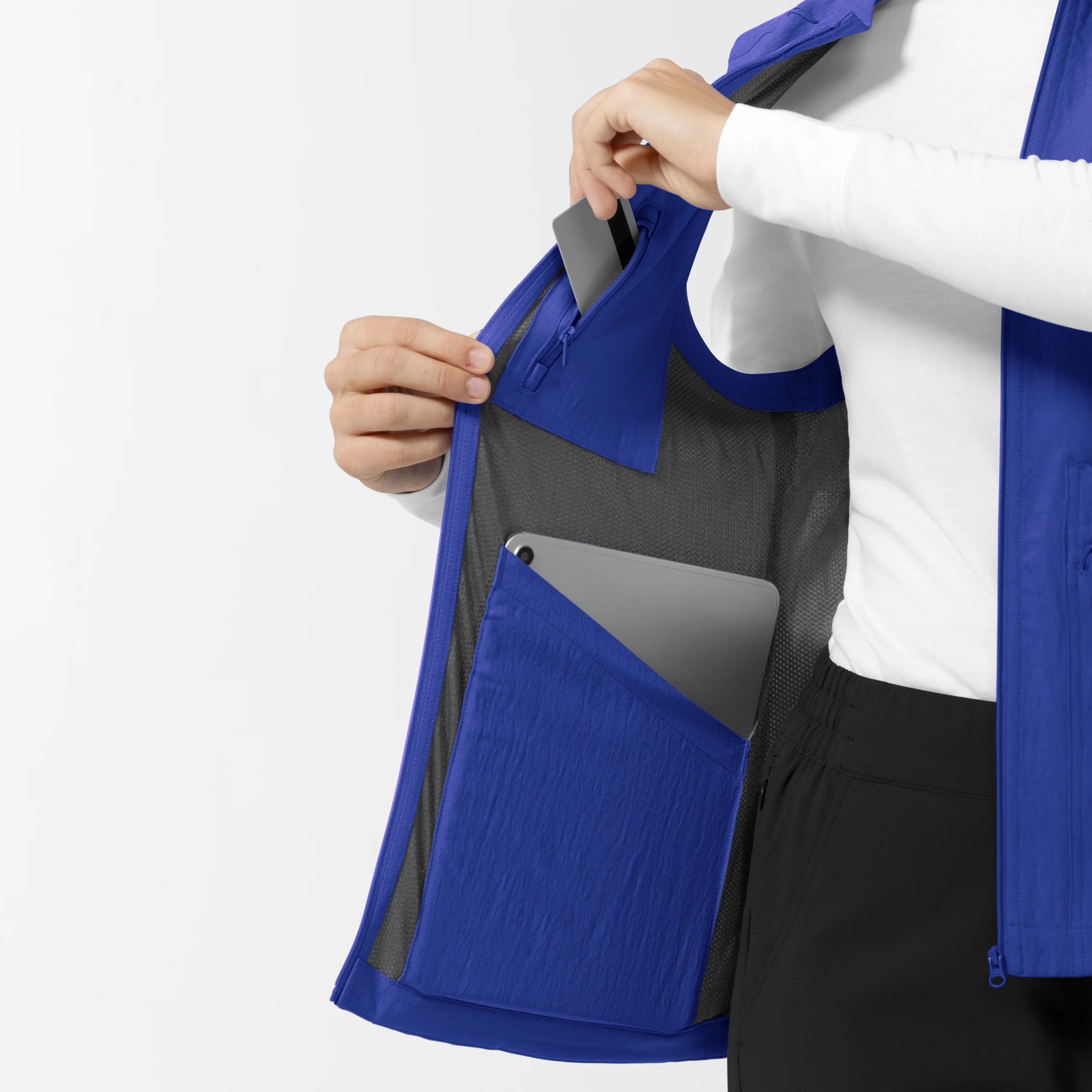 Women's Everything Everywhere Scrub Vest - Galaxy Blue - Image 6