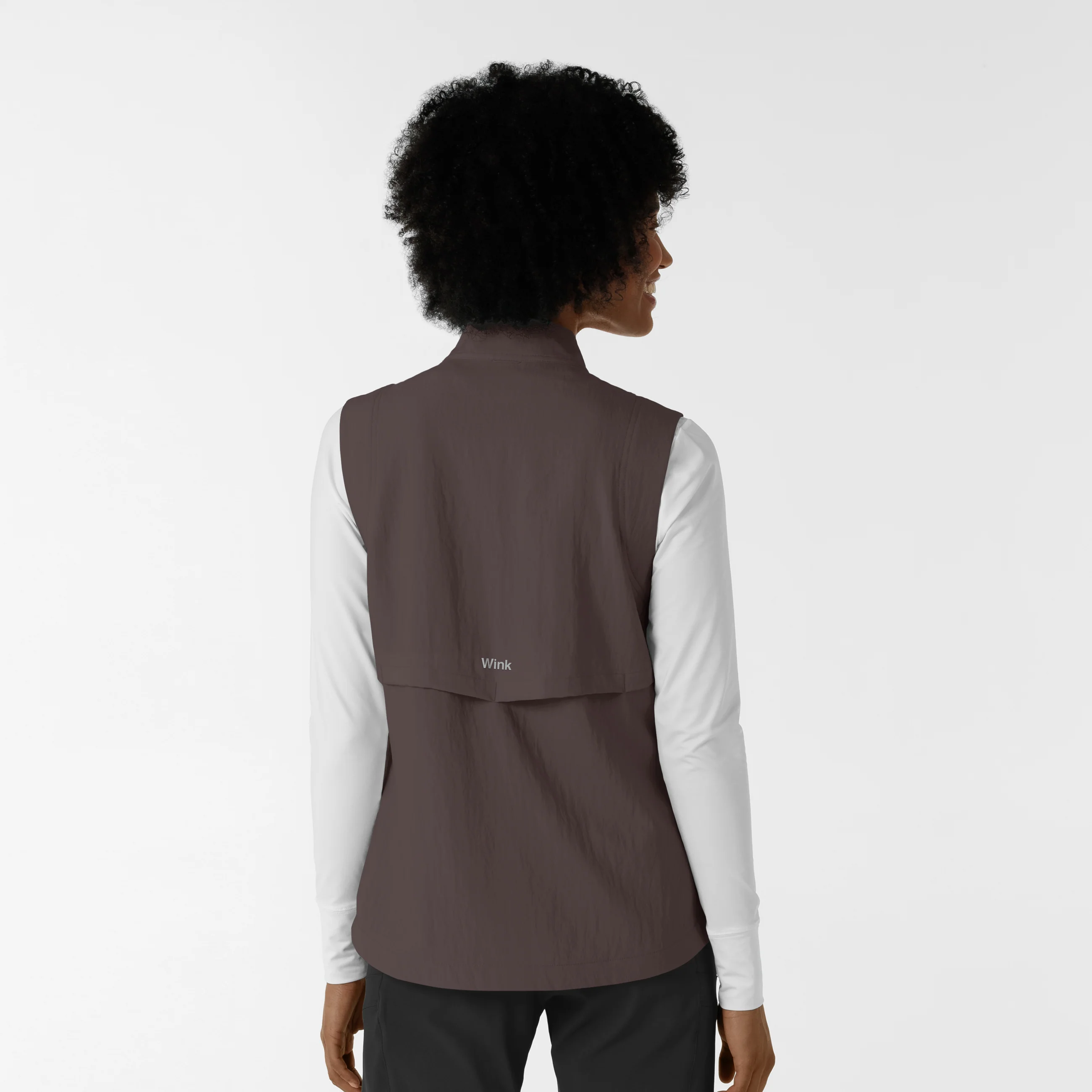 Women's Everything Everywhere Scrub Vest - Graphite - Image 2