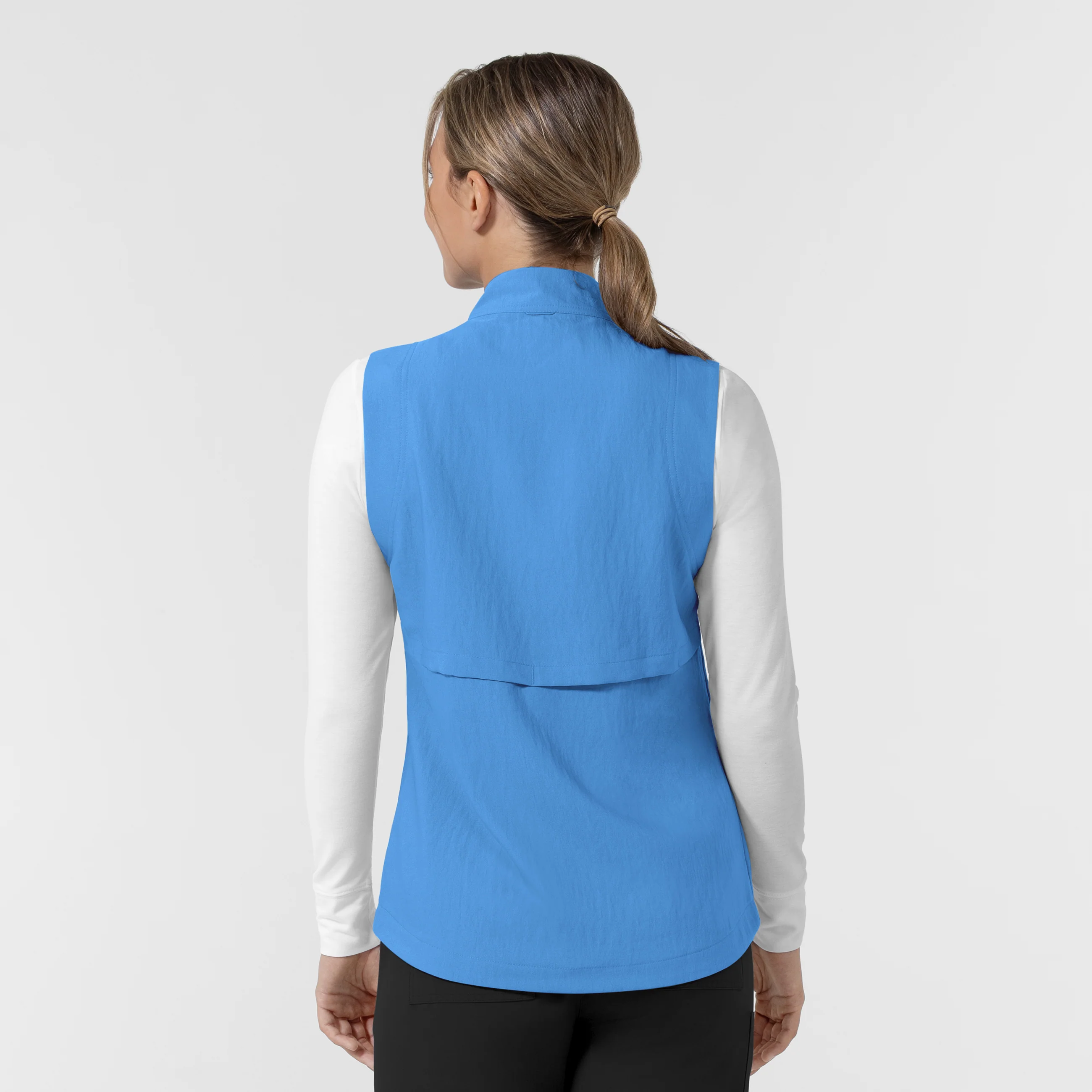 Women's Everything Everywhere Scrub Vest - Malibu Blue - Image 3
