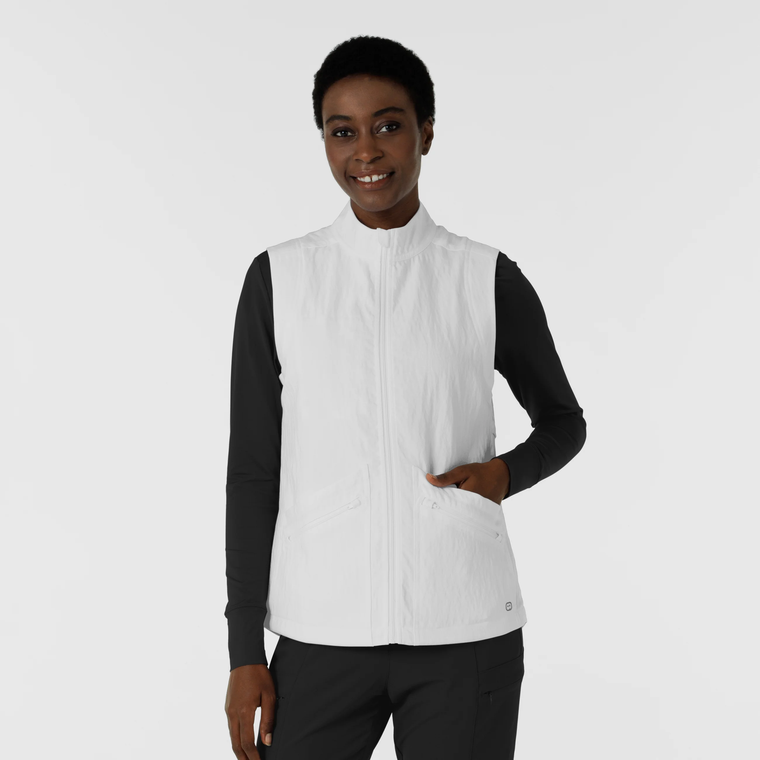 Women's Everything Everywhere Scrub Vest - White