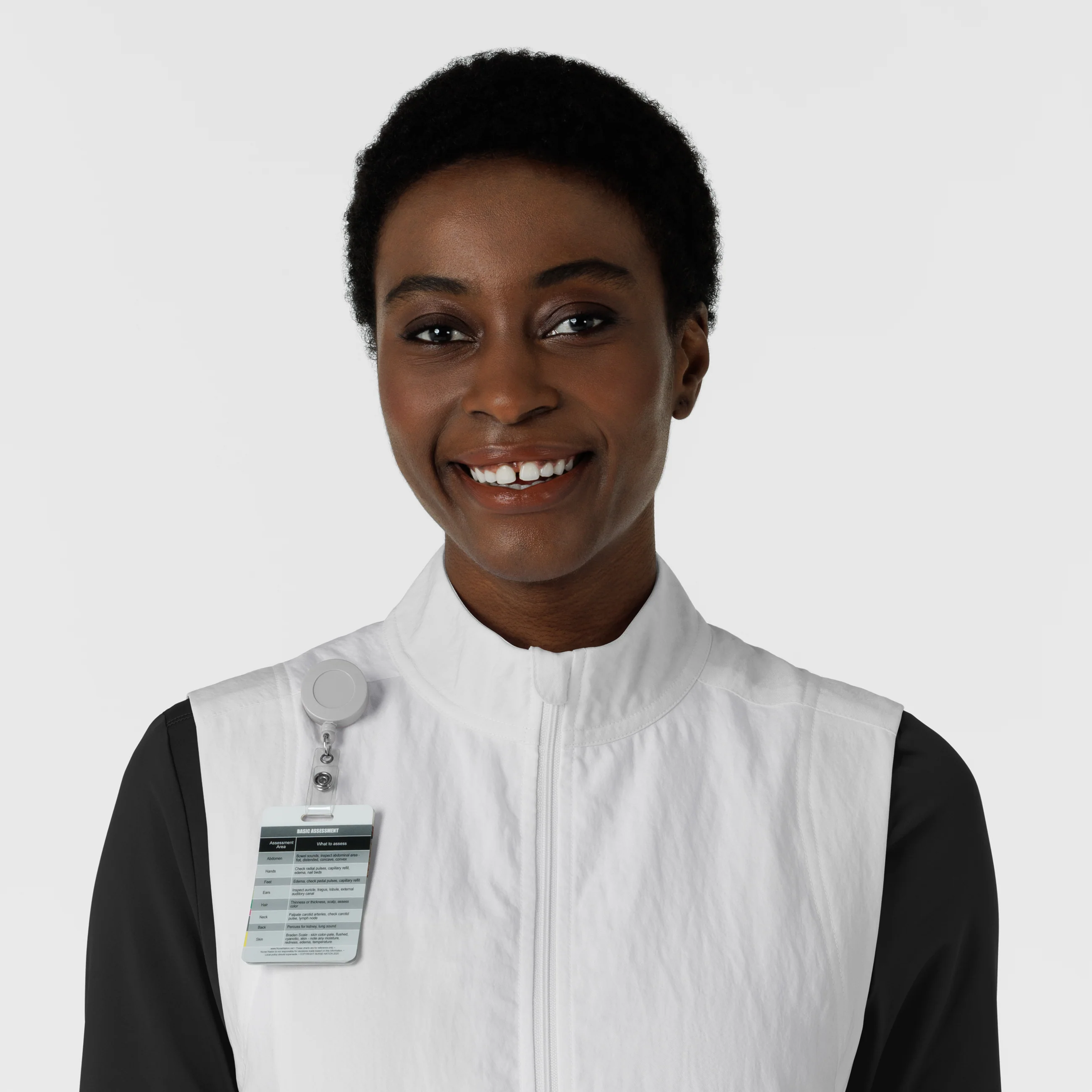 Women's Everything Everywhere Scrub Vest - White - Image 6