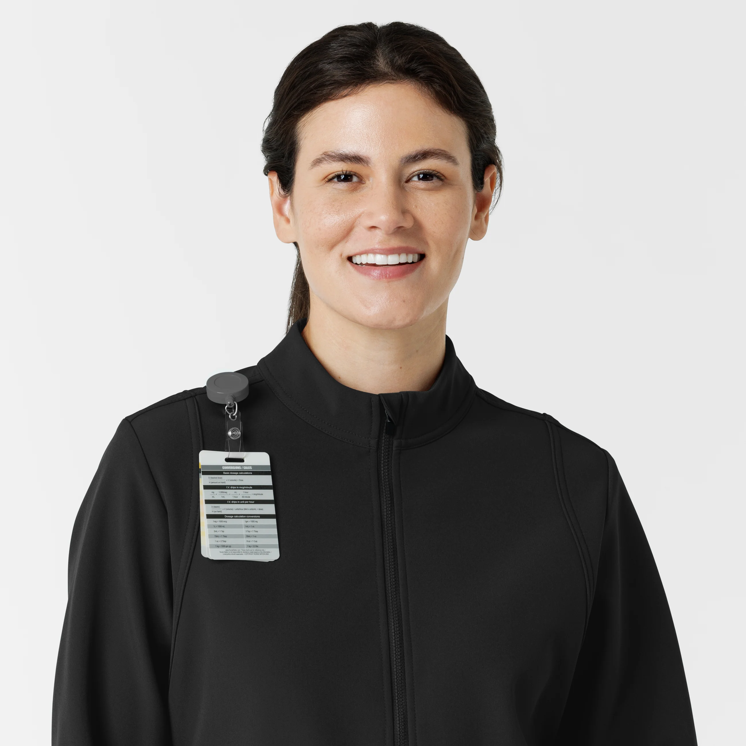 Women's Softshell Scrub Jacket - Black - Image 6
