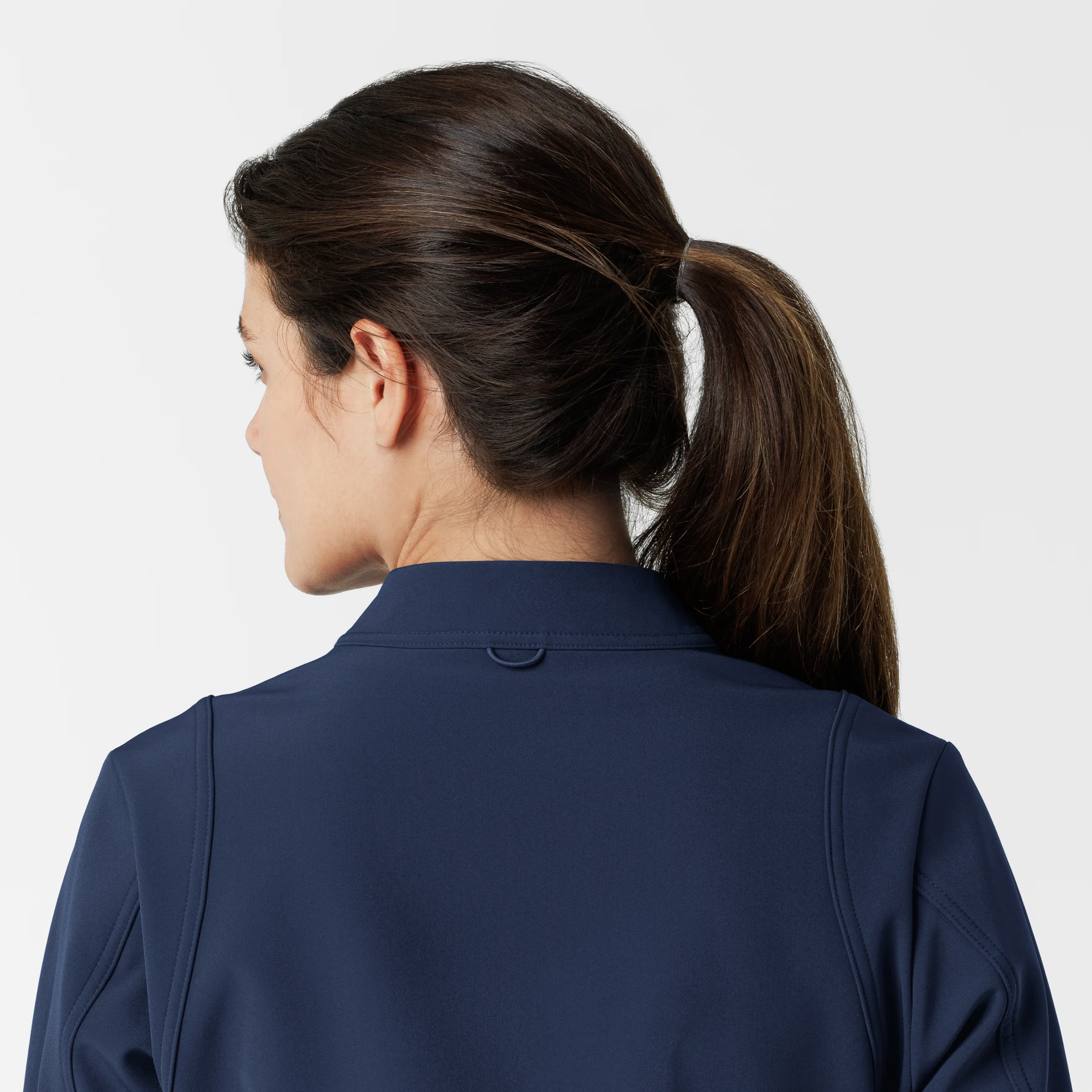 Women's Softshell Scrub Jacket - Navy - Image 11