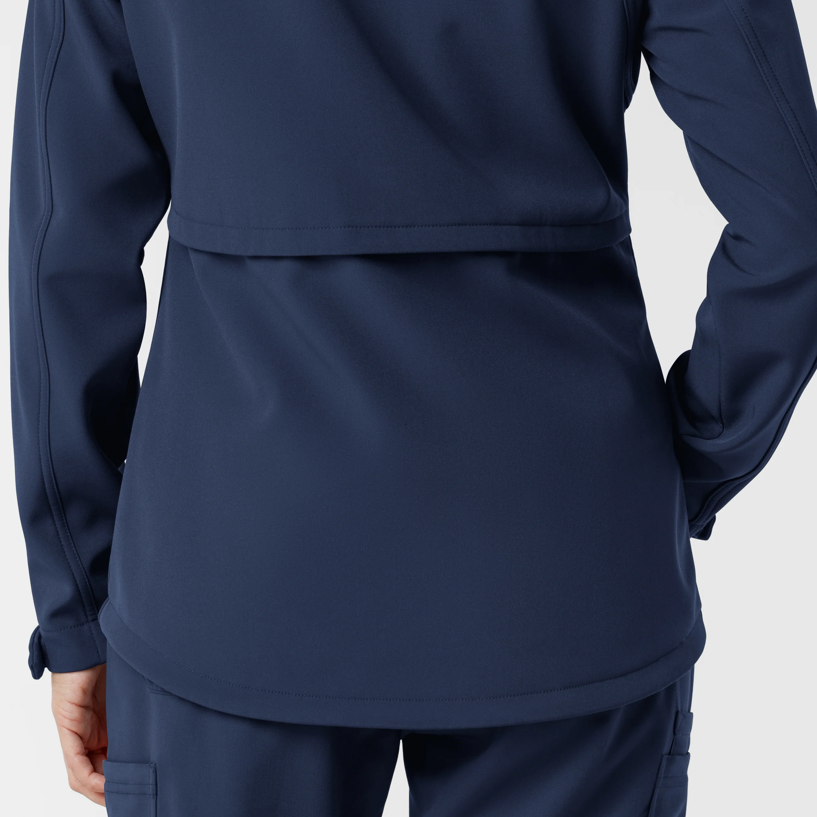 Women's Softshell Scrub Jacket - Navy - Image 12
