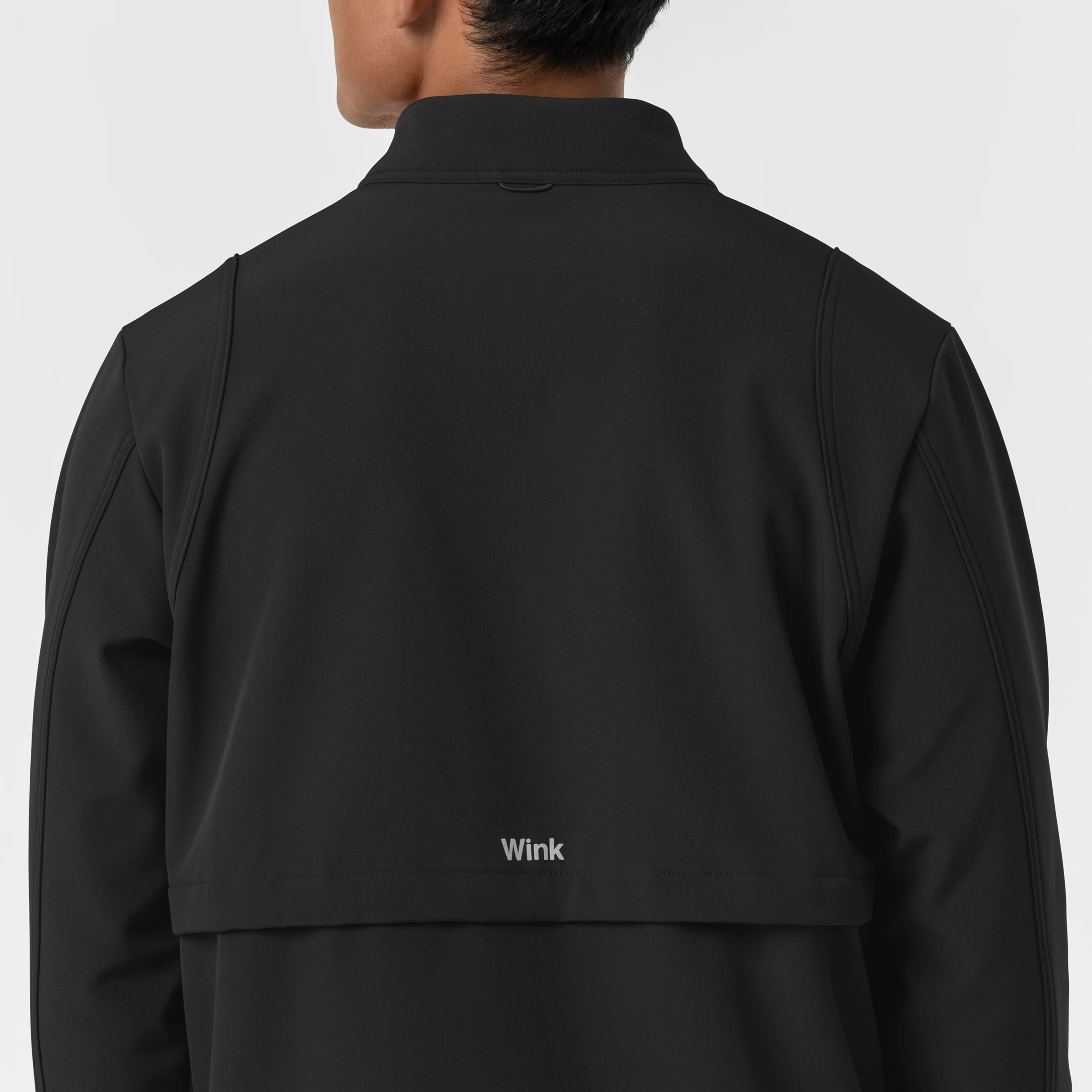 Men's Softshell Scrub Jacket - Black - Image 13