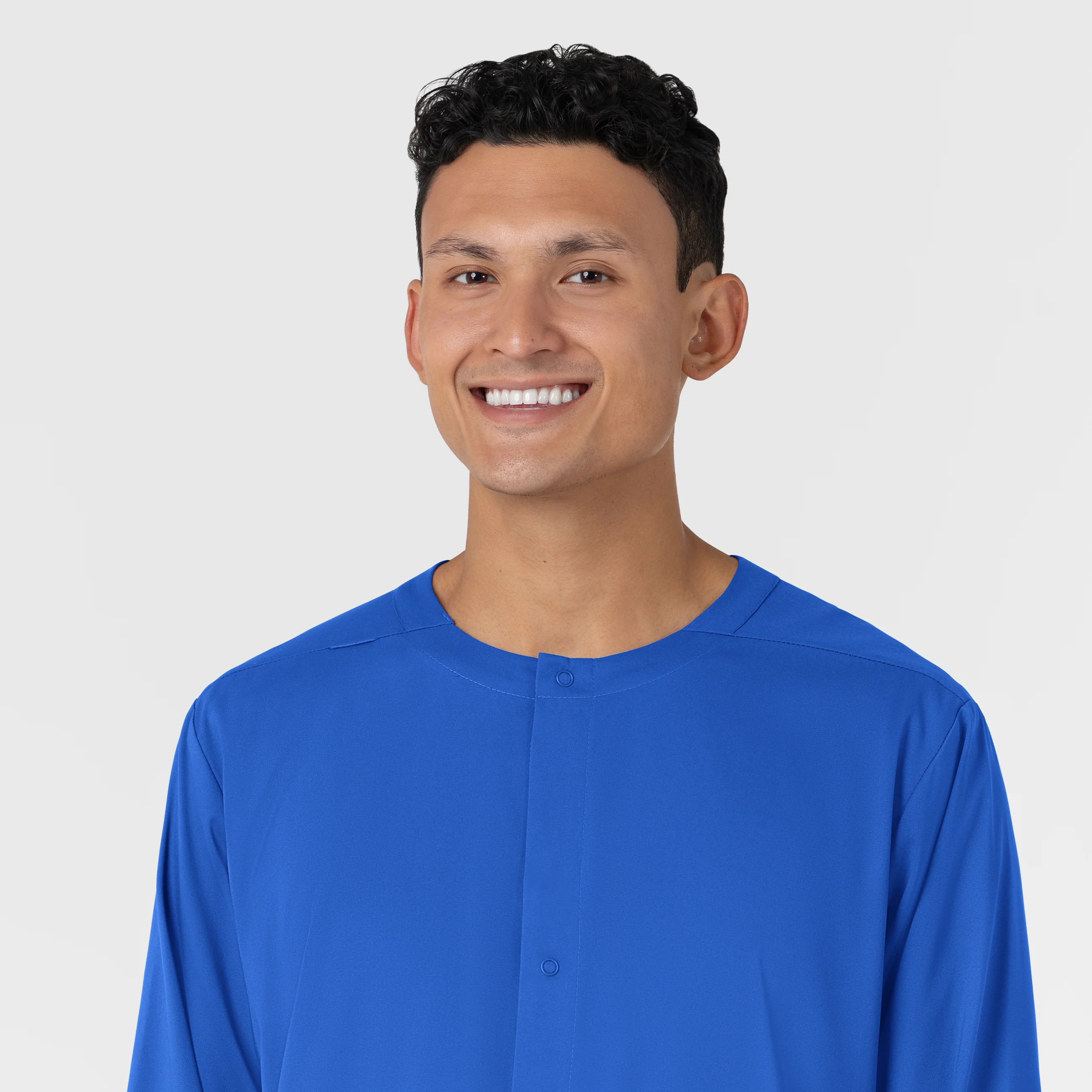 Boundless Men’s Warm-Up Scrub Jacket - Royal - Image 5