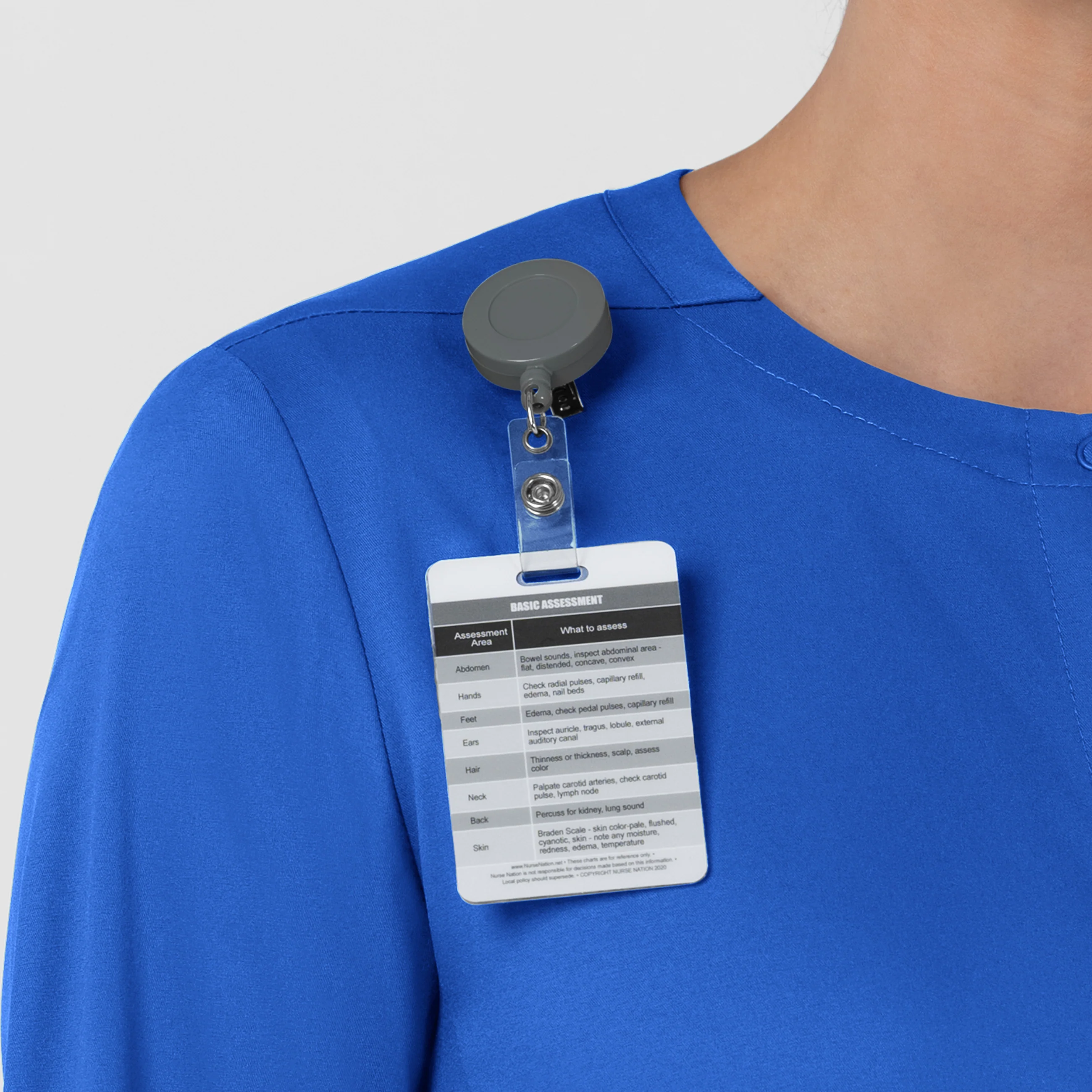 Boundless Women’s Warm-Up Scrub Jacket - Royal - Image 7