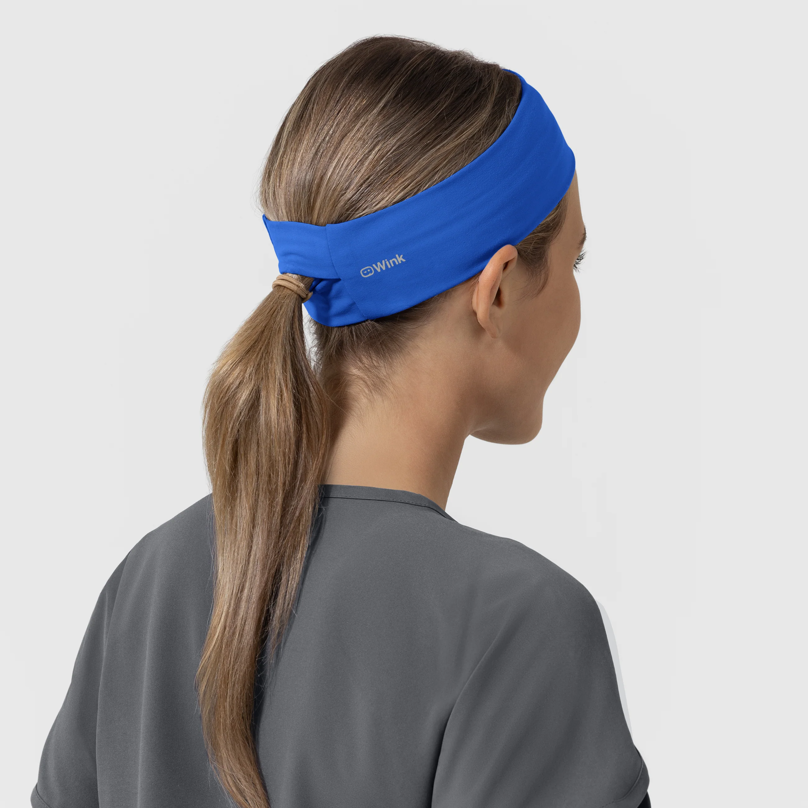Ponytail Headband - Royal - Image 2