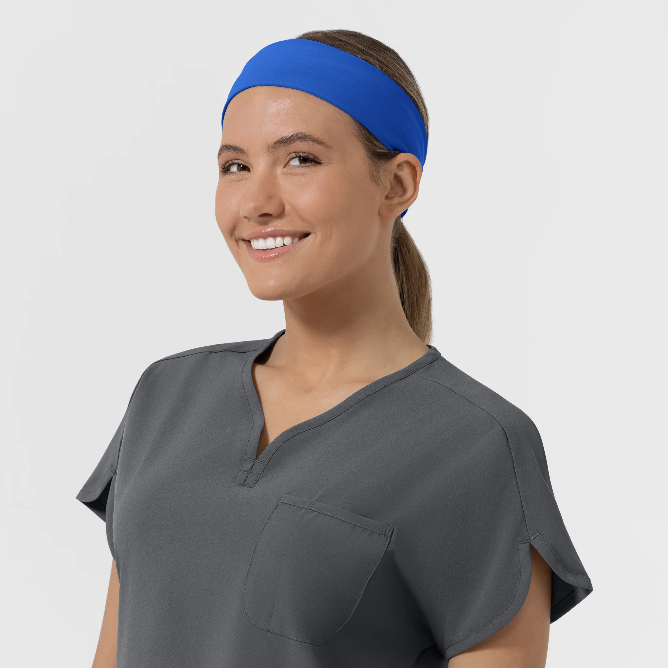 Ponytail Headband - Royal - Image 3