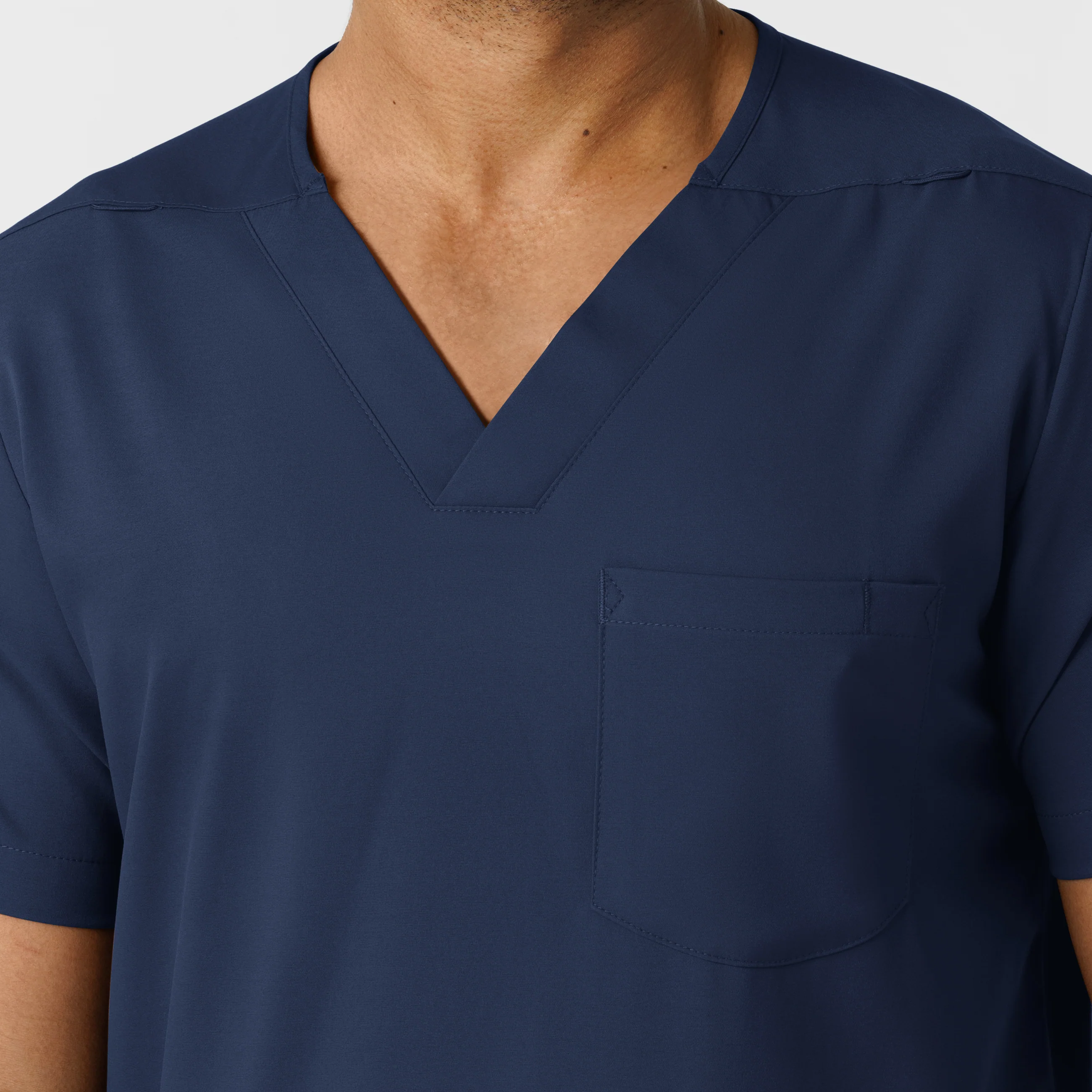 Boundless Men's Multi Pocket V-Neck Scrub Top - Navy - Image 5