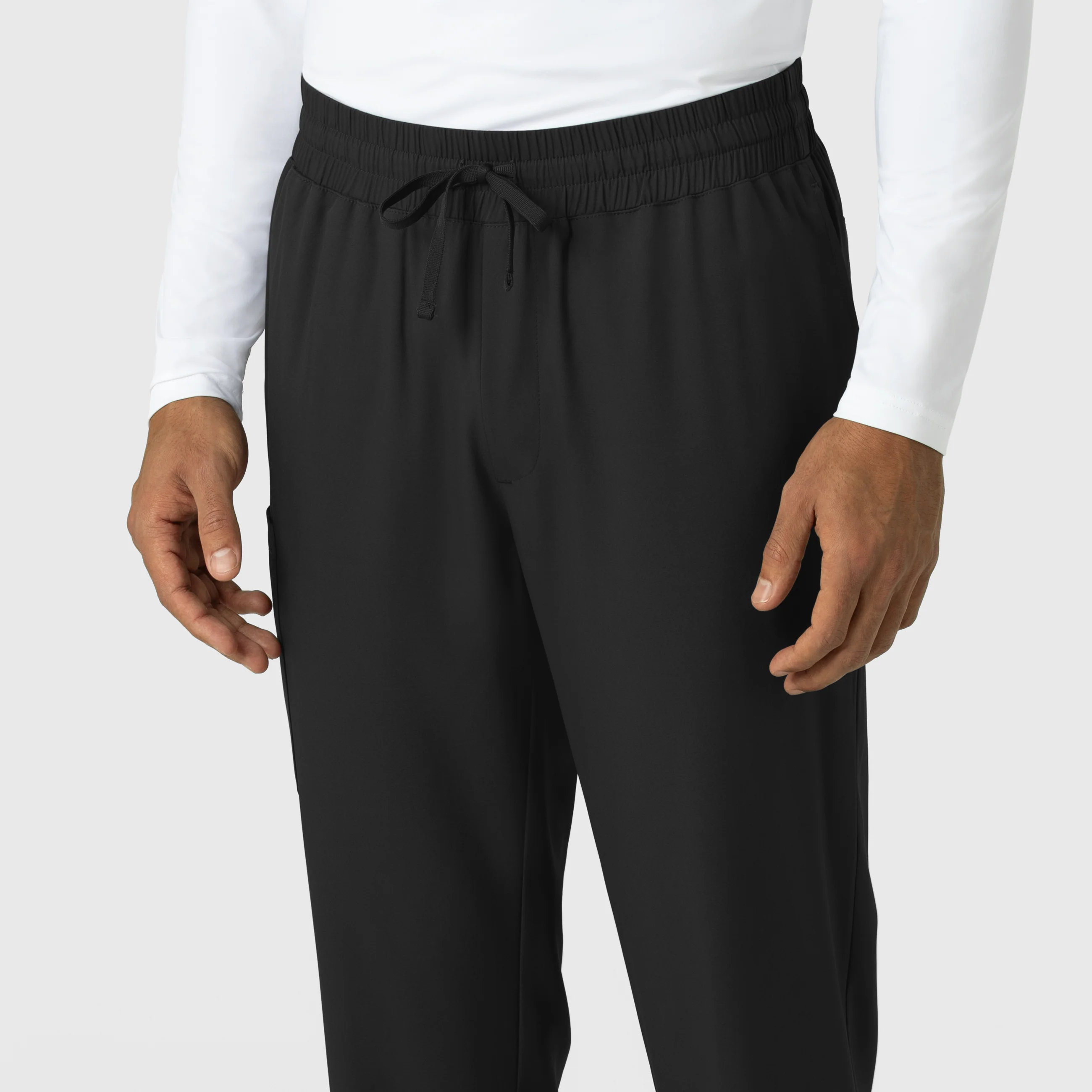 Boundless Men's Straight Leg Scrub Pant - Black - Image 6