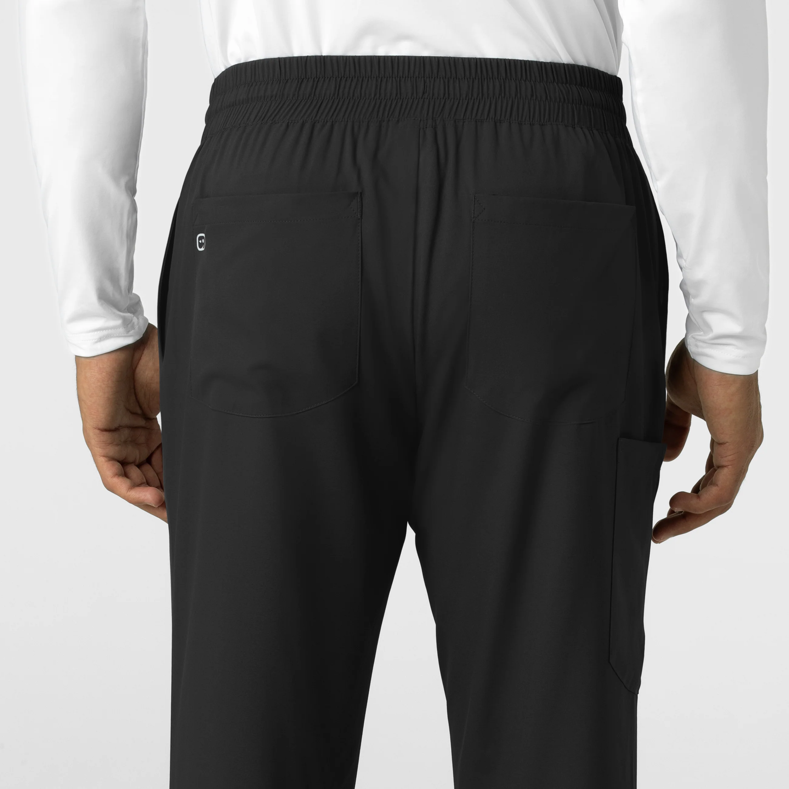 Boundless Men's Straight Leg Scrub Pant - Black - Image 7