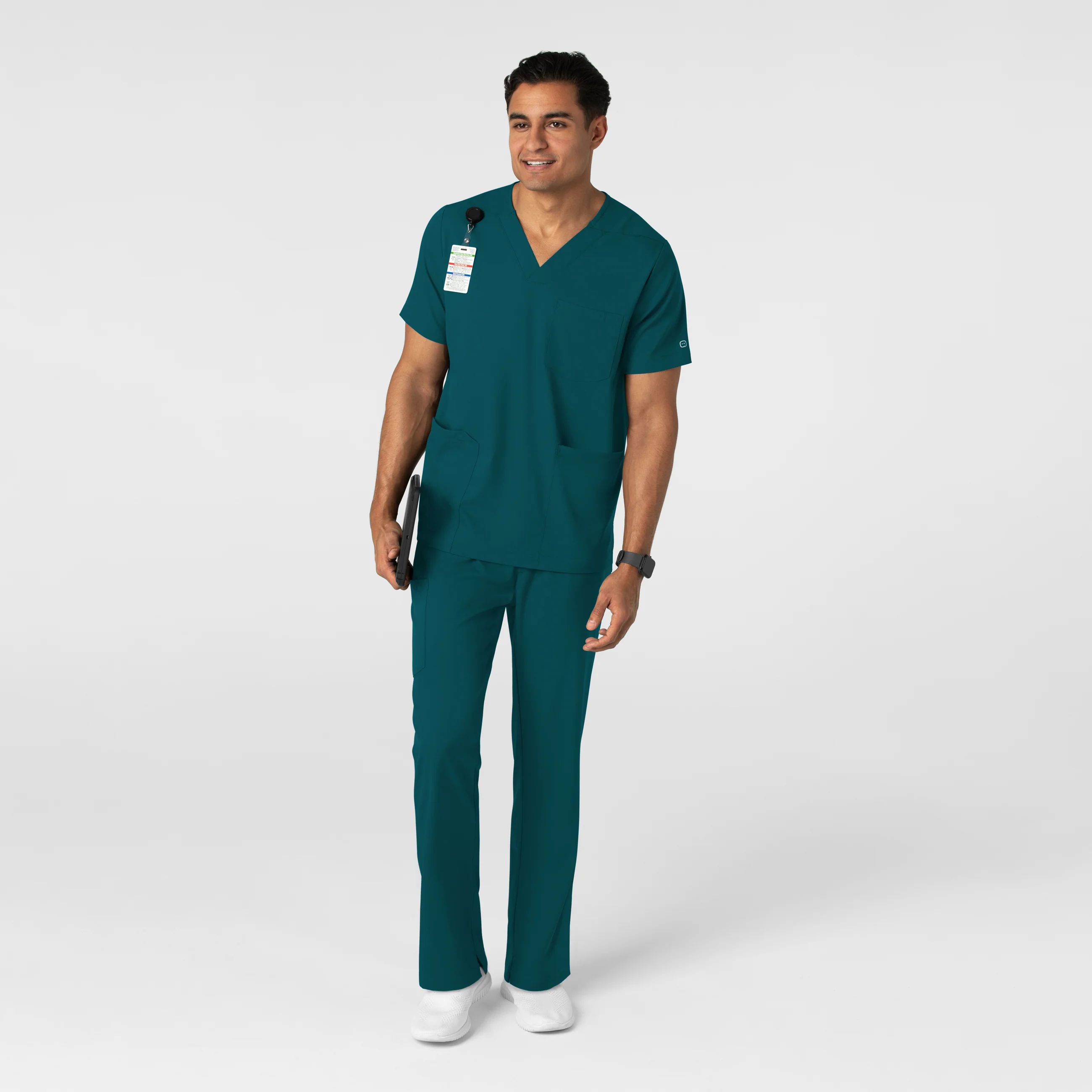 Boundless Men's Straight Leg Scrub Pant - Caribbean - Image 3