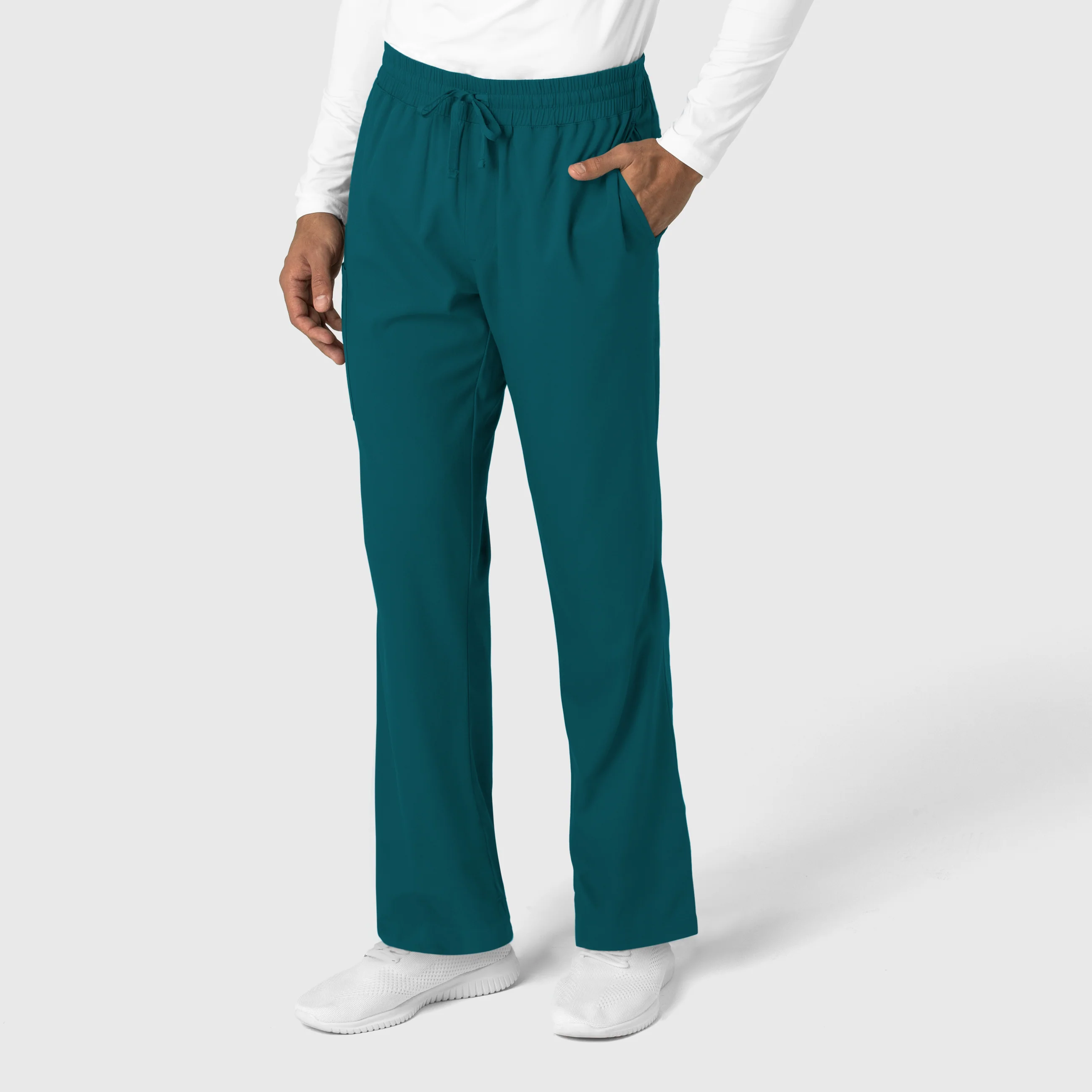 Boundless Men's Straight Leg Scrub Pant - Caribbean - Image 4