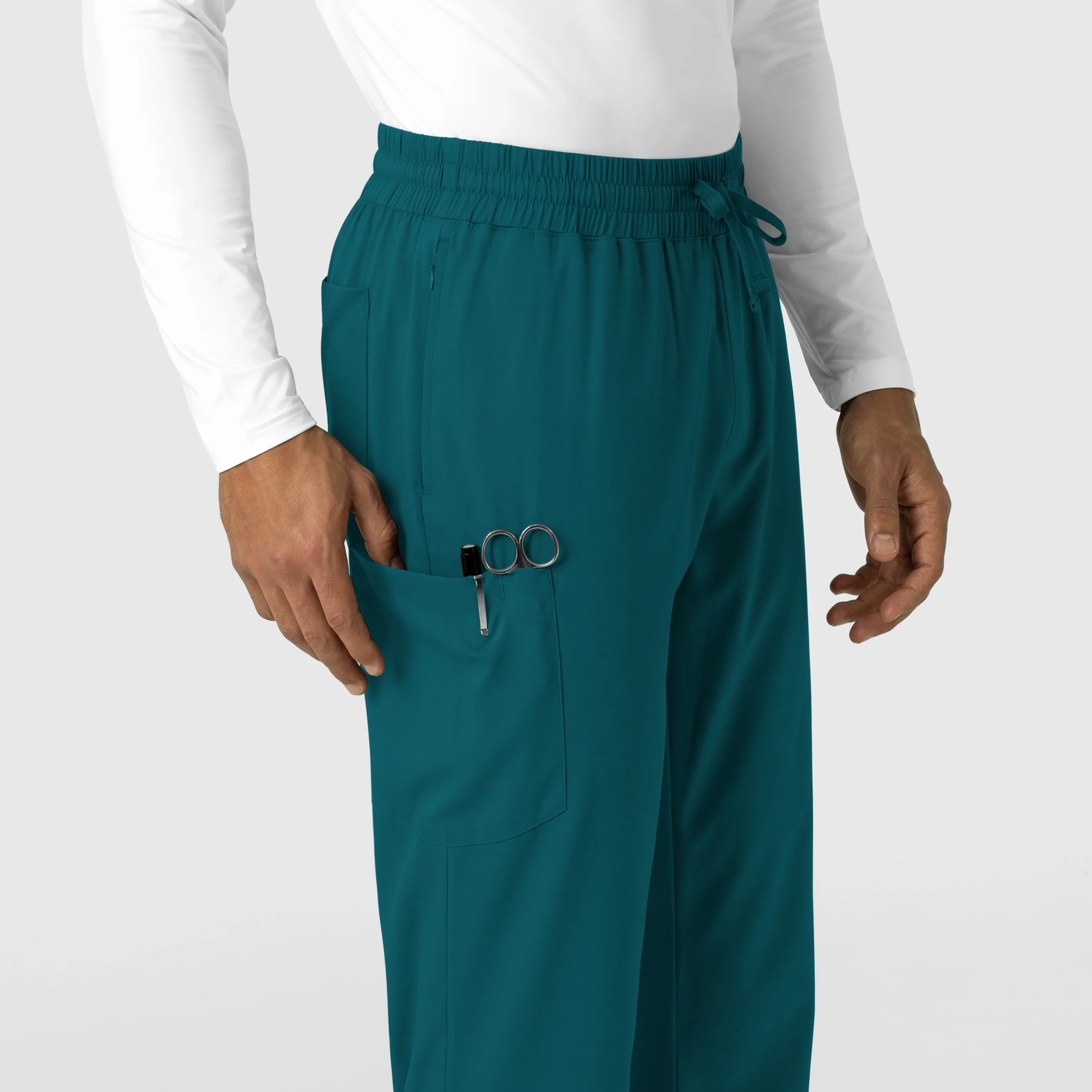 Boundless Men's Straight Leg Scrub Pant - Caribbean - Image 8