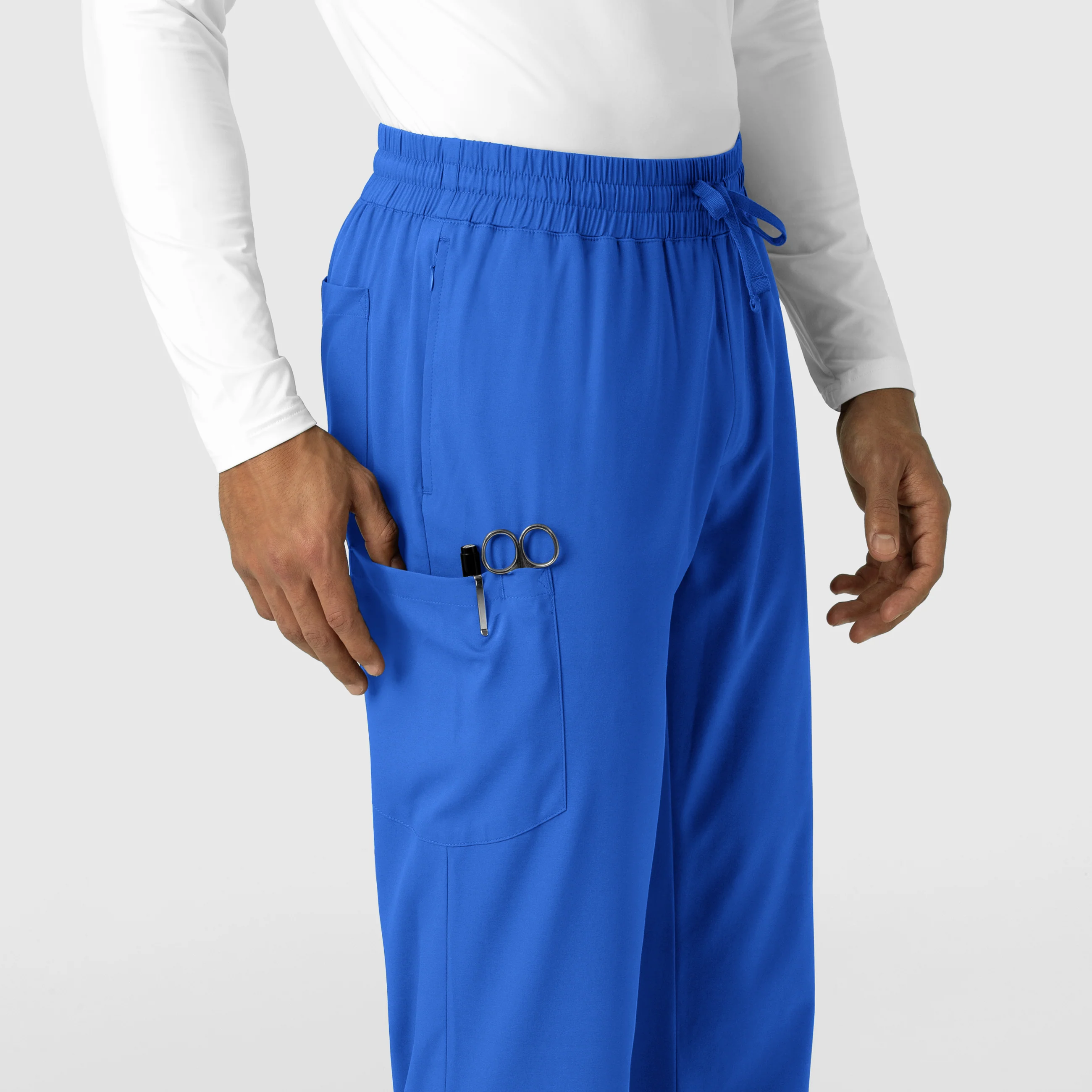 Boundless Men's Straight Leg Scrub Pant - Royal - Image 8