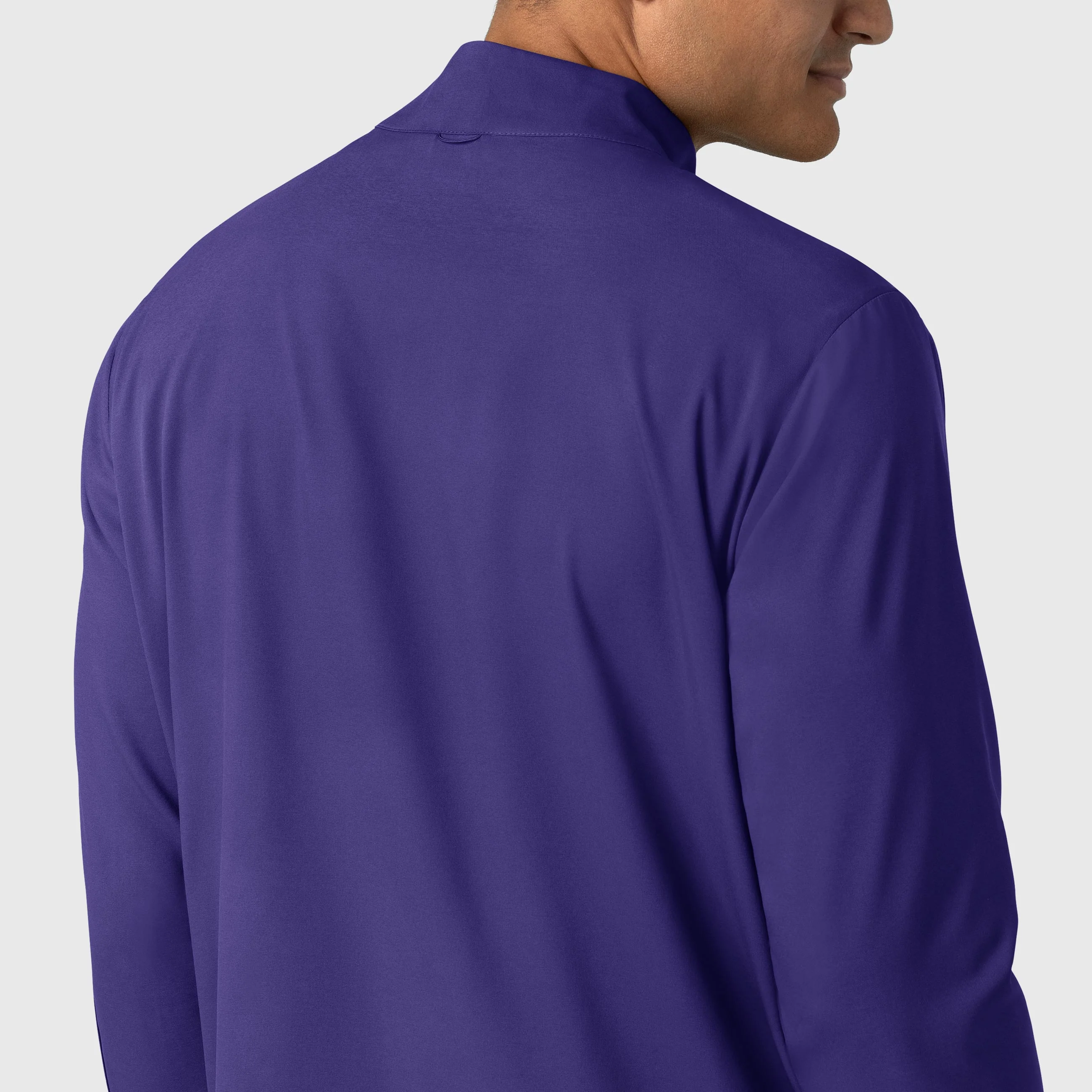 Boundless Men's Warm Up Scrub Jacket - Grape - Image 8