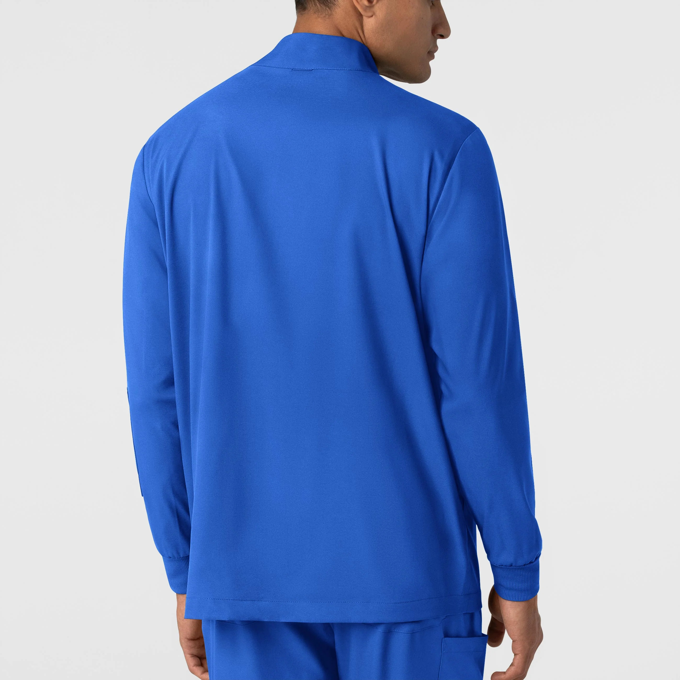 Boundless Men's Warm Up Scrub Jacket - Royal - Image 2