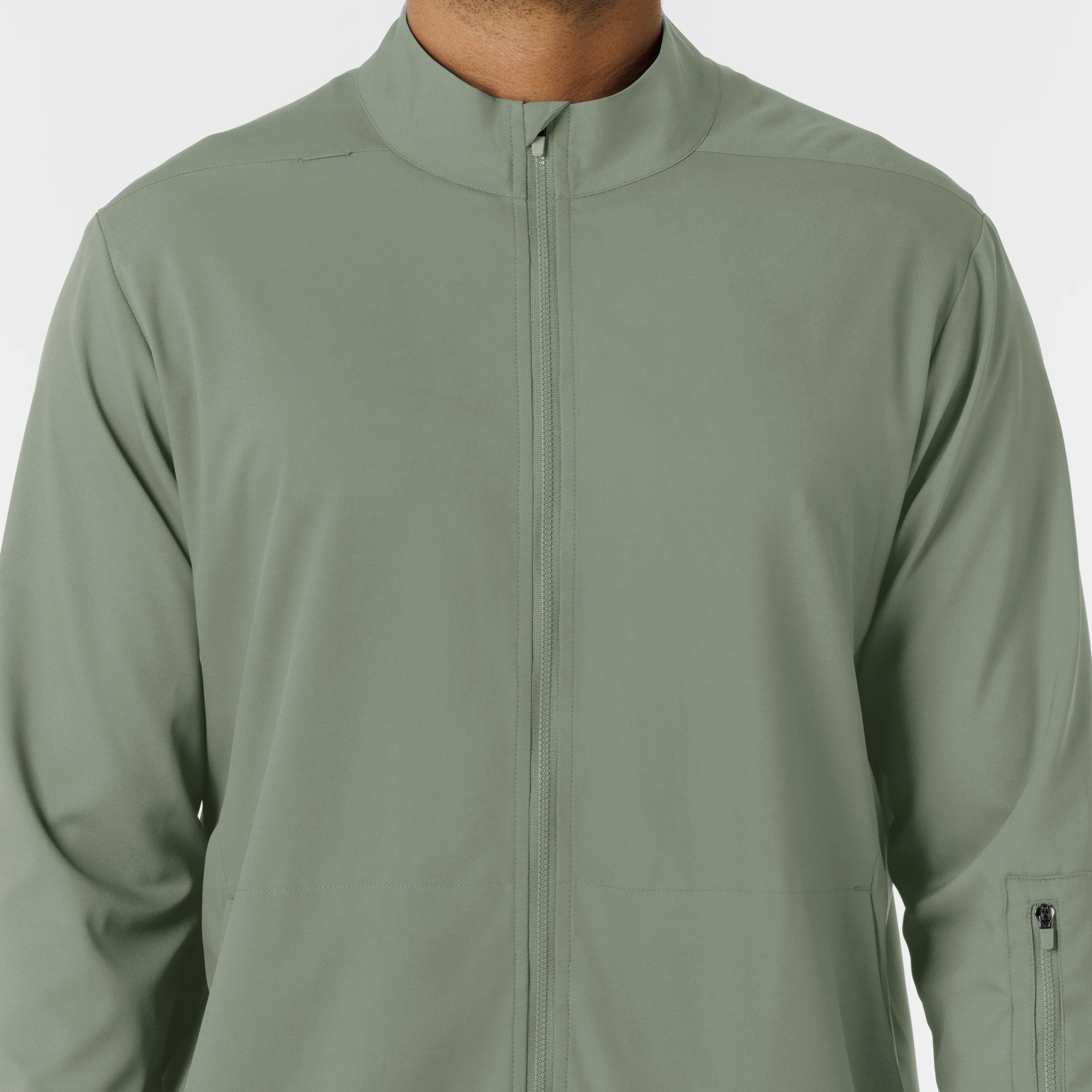 Boundless Men's Warm Up Scrub Jacket - Sage - Image 5