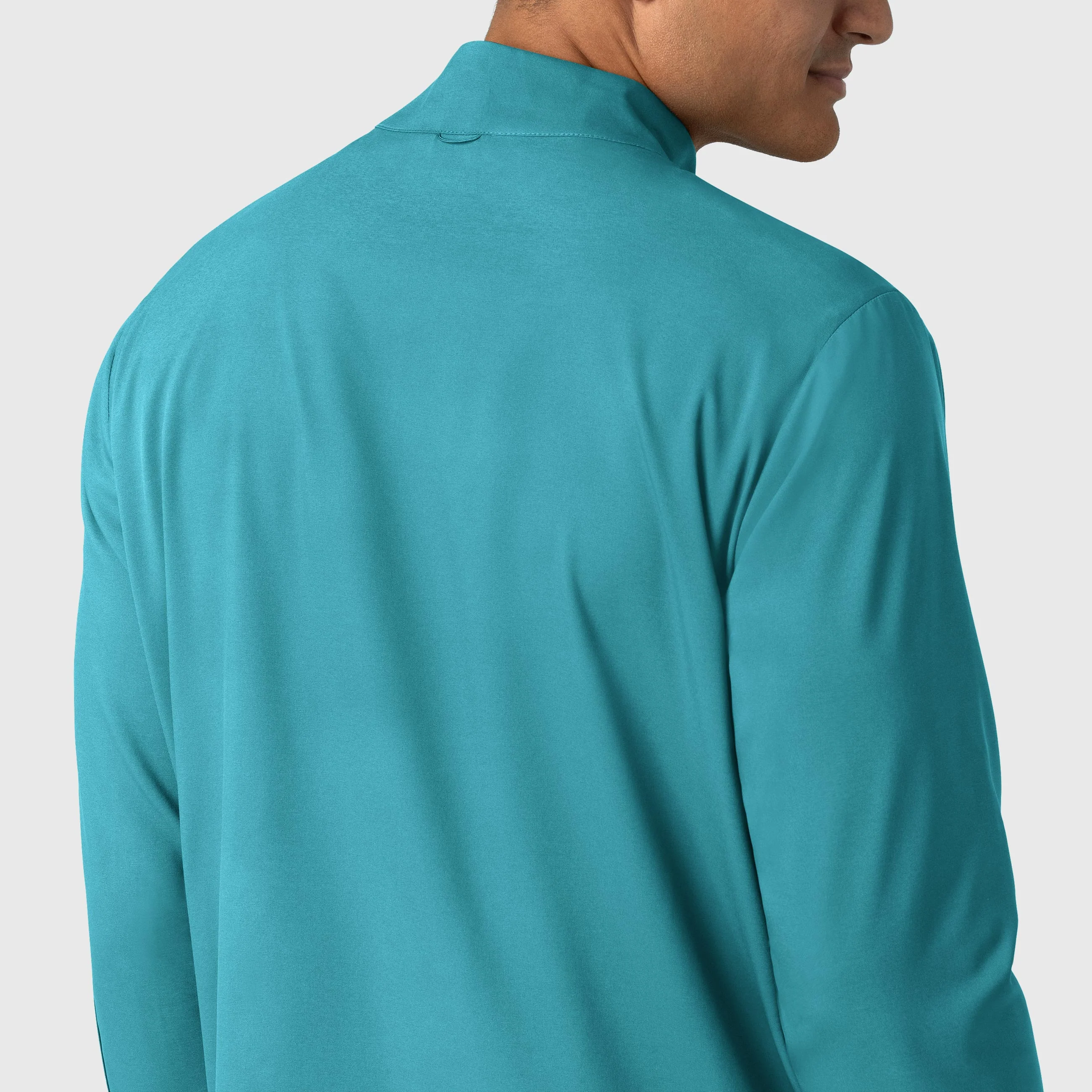 Boundless Men's Warm Up Scrub Jacket - Teal - Image 8