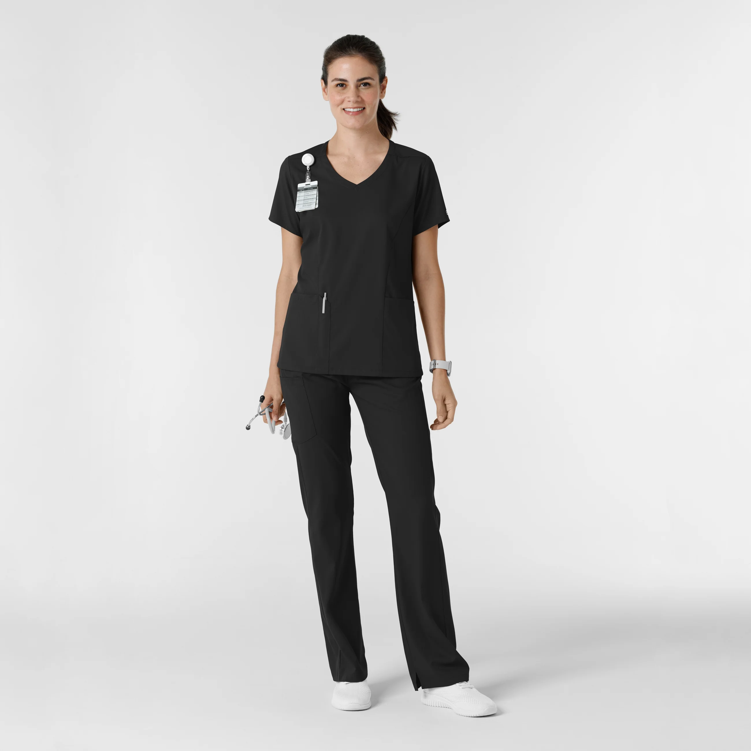 Boundless Women's Bootcut Scrub Pant - Black - Image 3