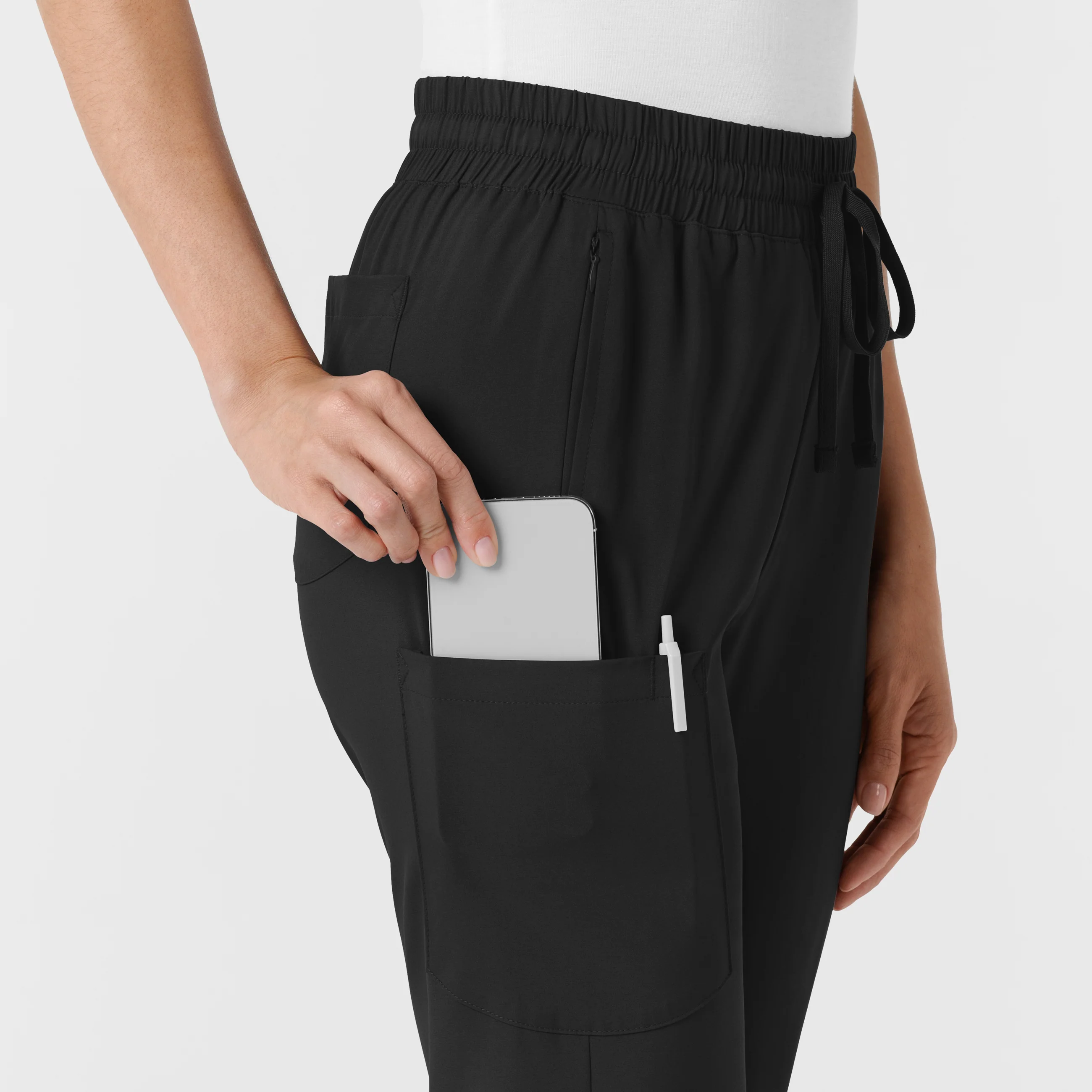 Boundless Women's Bootcut Scrub Pant - Black - Image 7