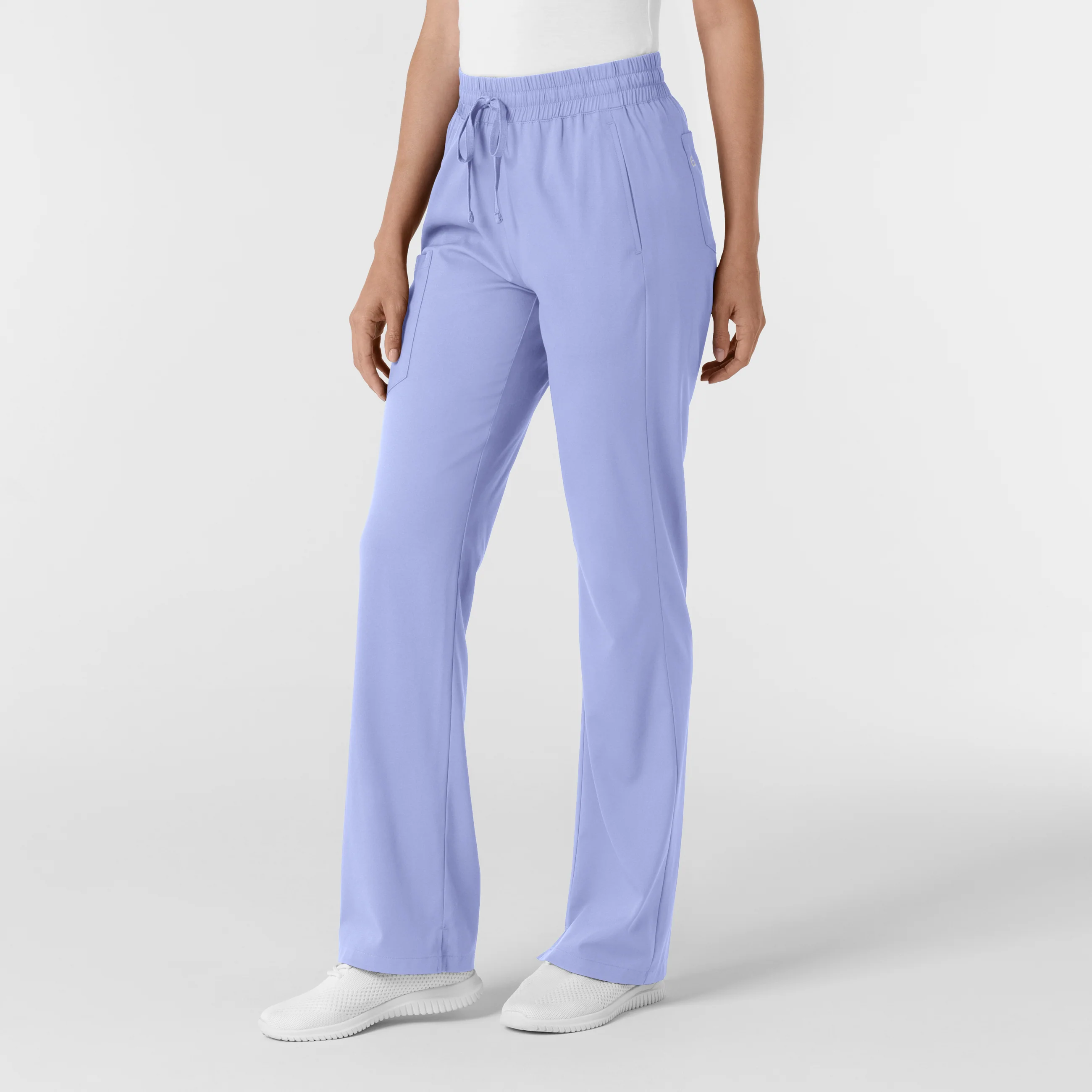 Boundless Women's Bootcut Scrub Pant - Ceil Blue - Image 4