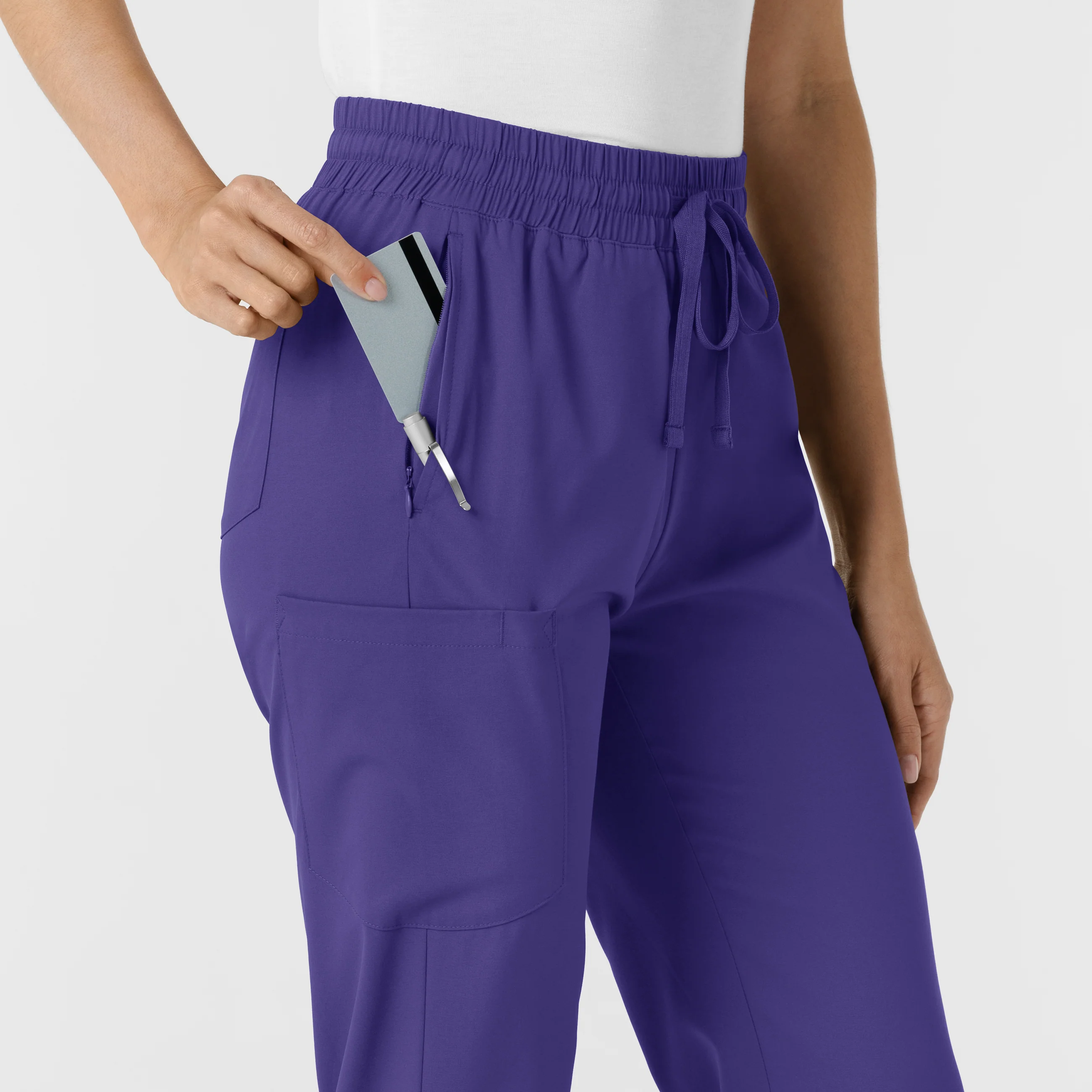 Boundless Women's Bootcut Scrub Pant - Grape - Image 6