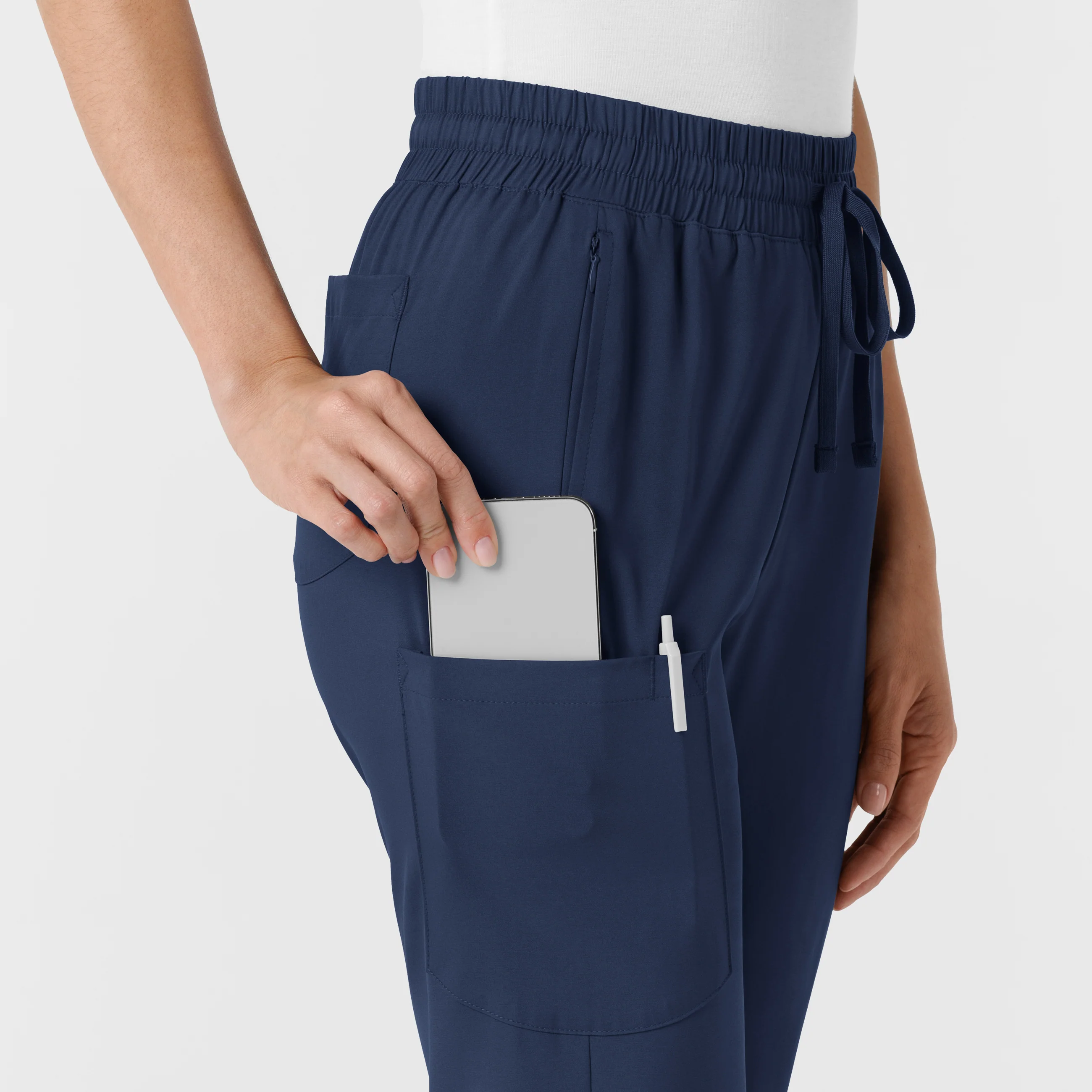 Boundless Women's Bootcut Scrub Pant - Navy - Image 7