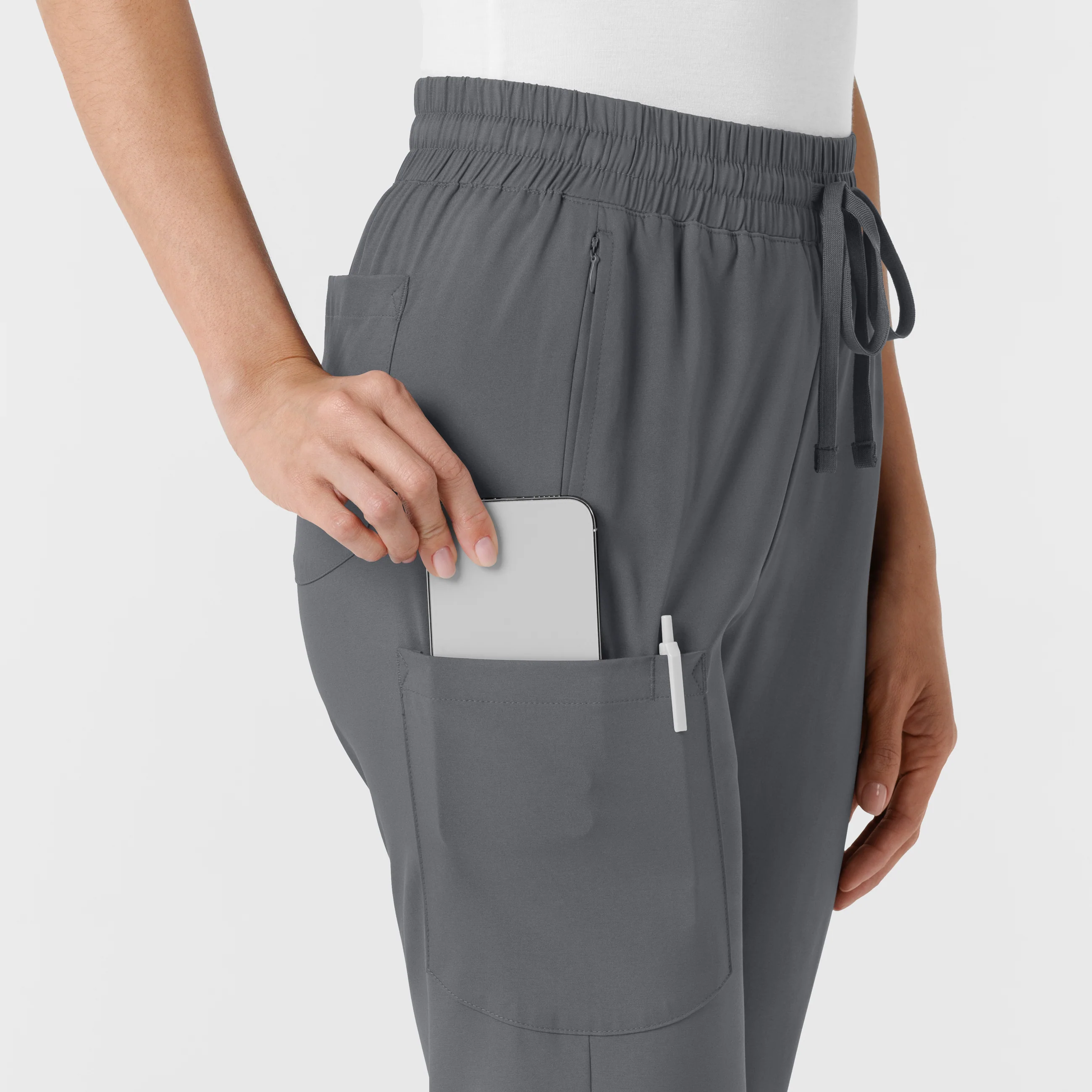Boundless Women's Bootcut Scrub Pant - Pewter - Image 7