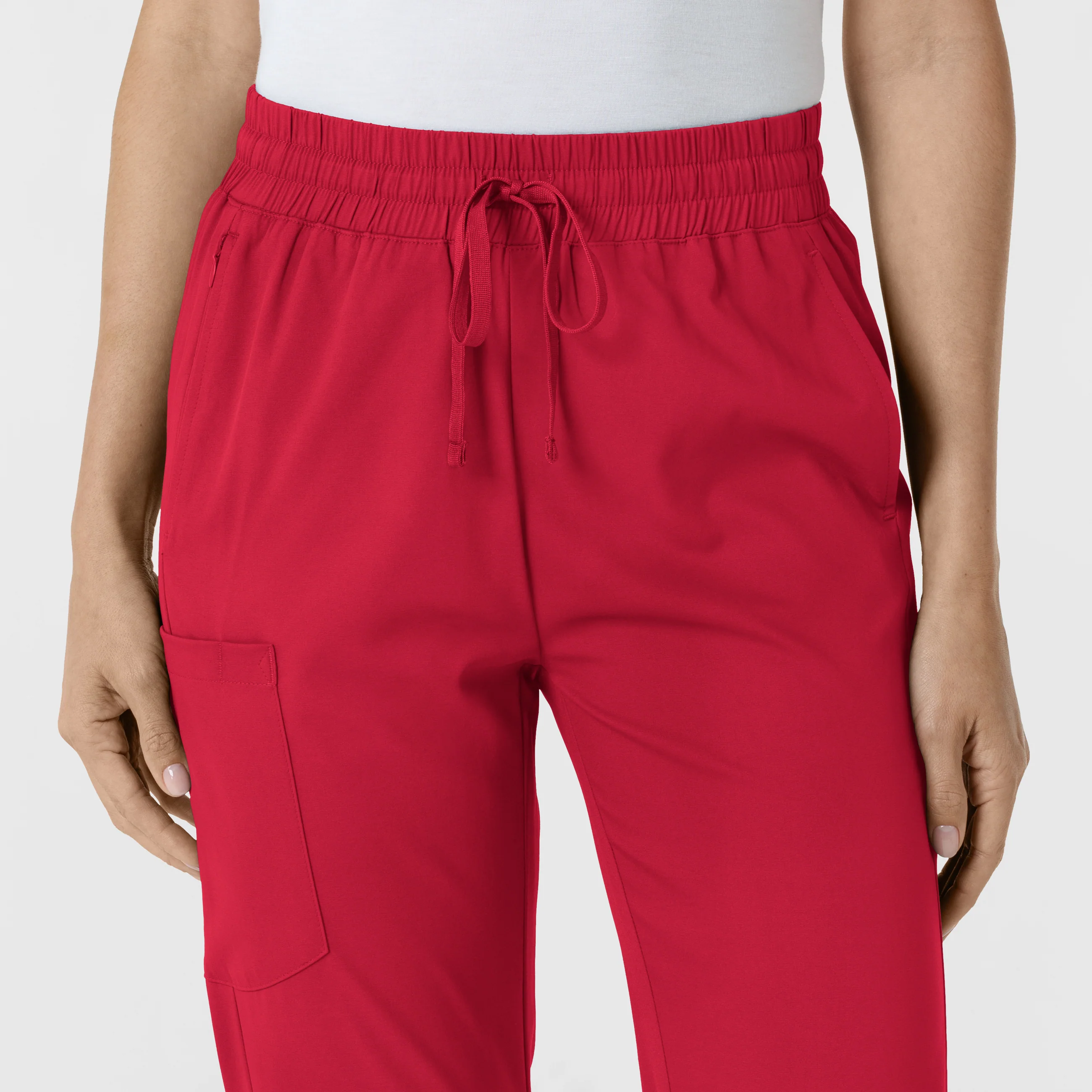 Boundless Women's Bootcut Scrub Pant - Red - Image 5