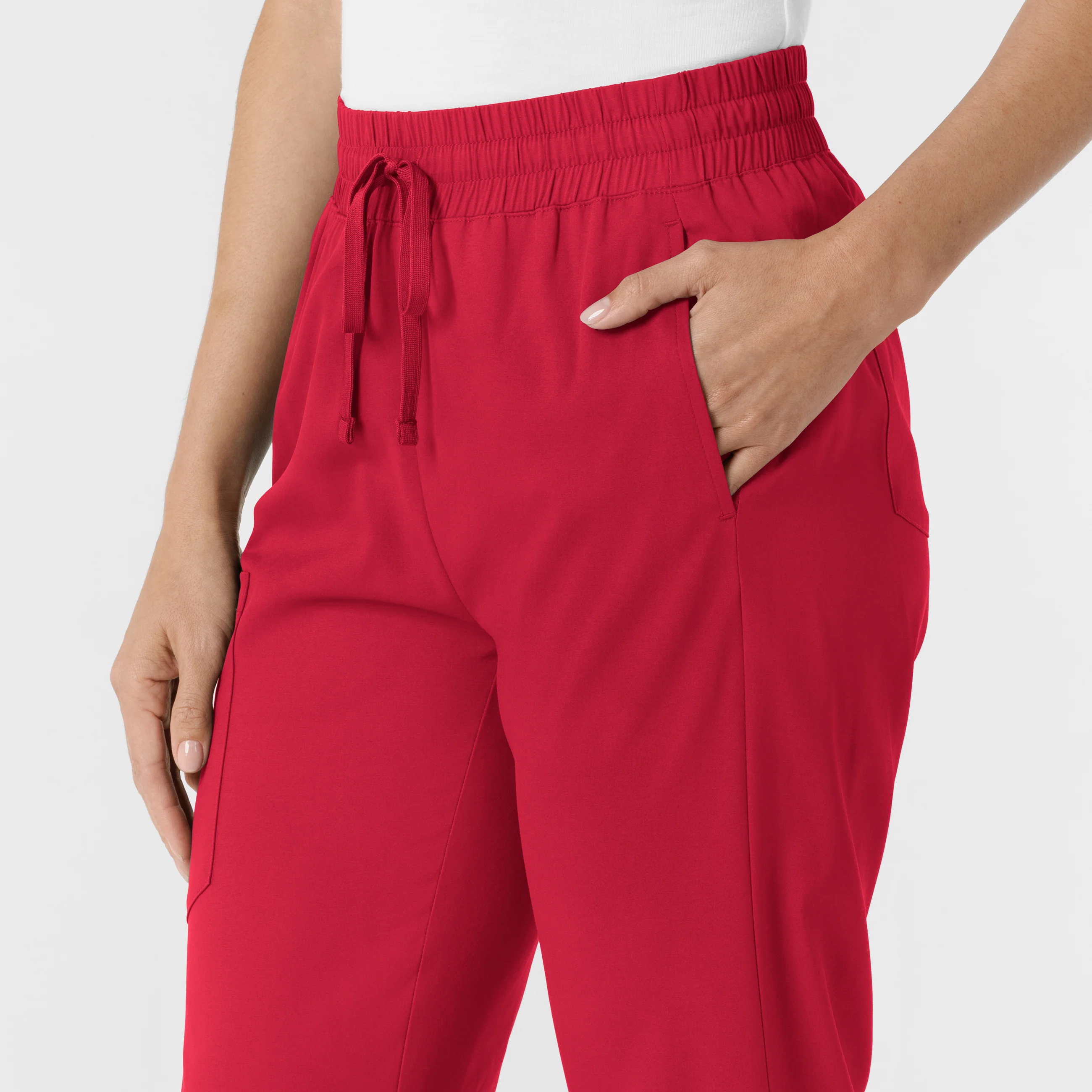 Boundless Women's Bootcut Scrub Pant - Red - Image 8