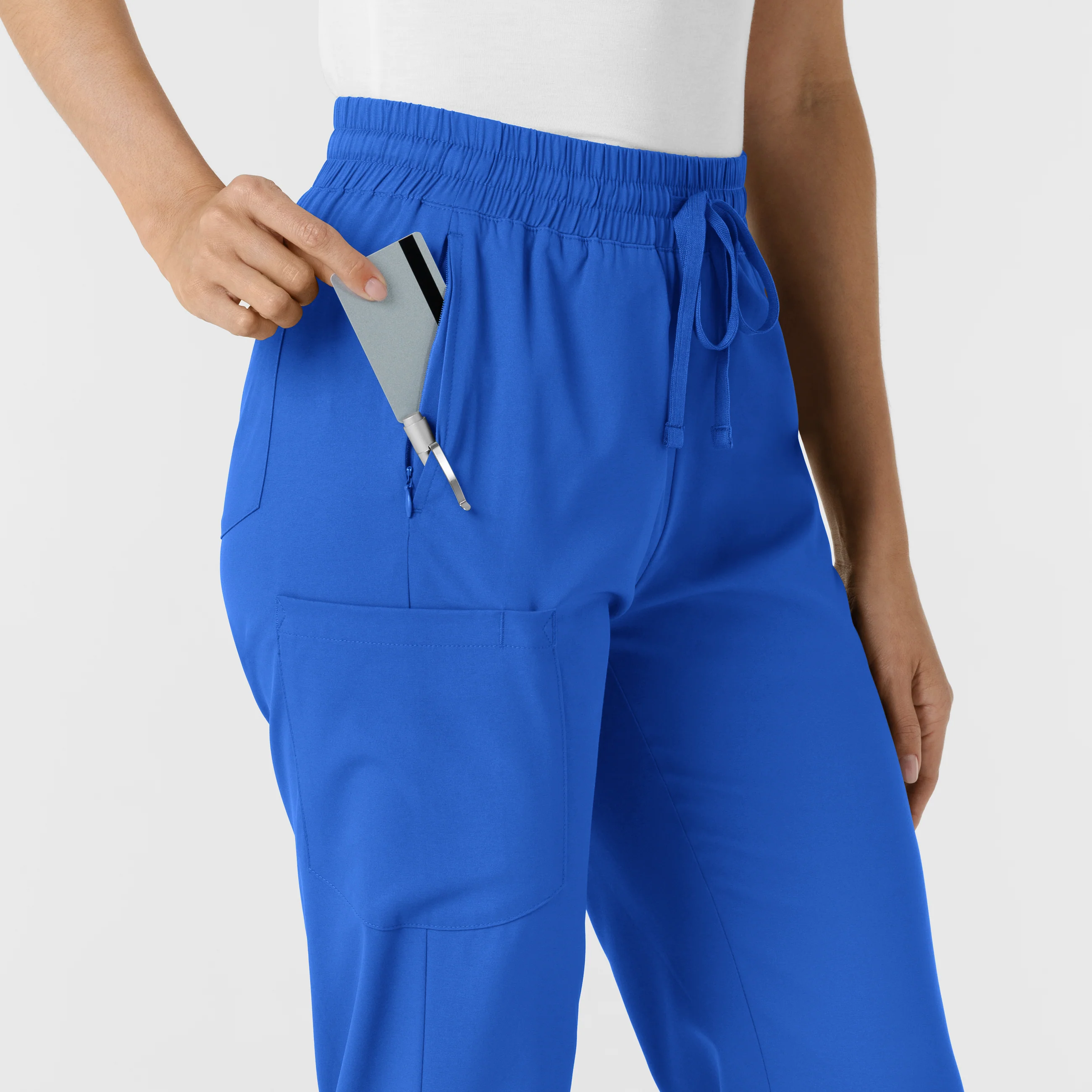 Boundless Women's Bootcut Scrub Pant - Royal - Image 6