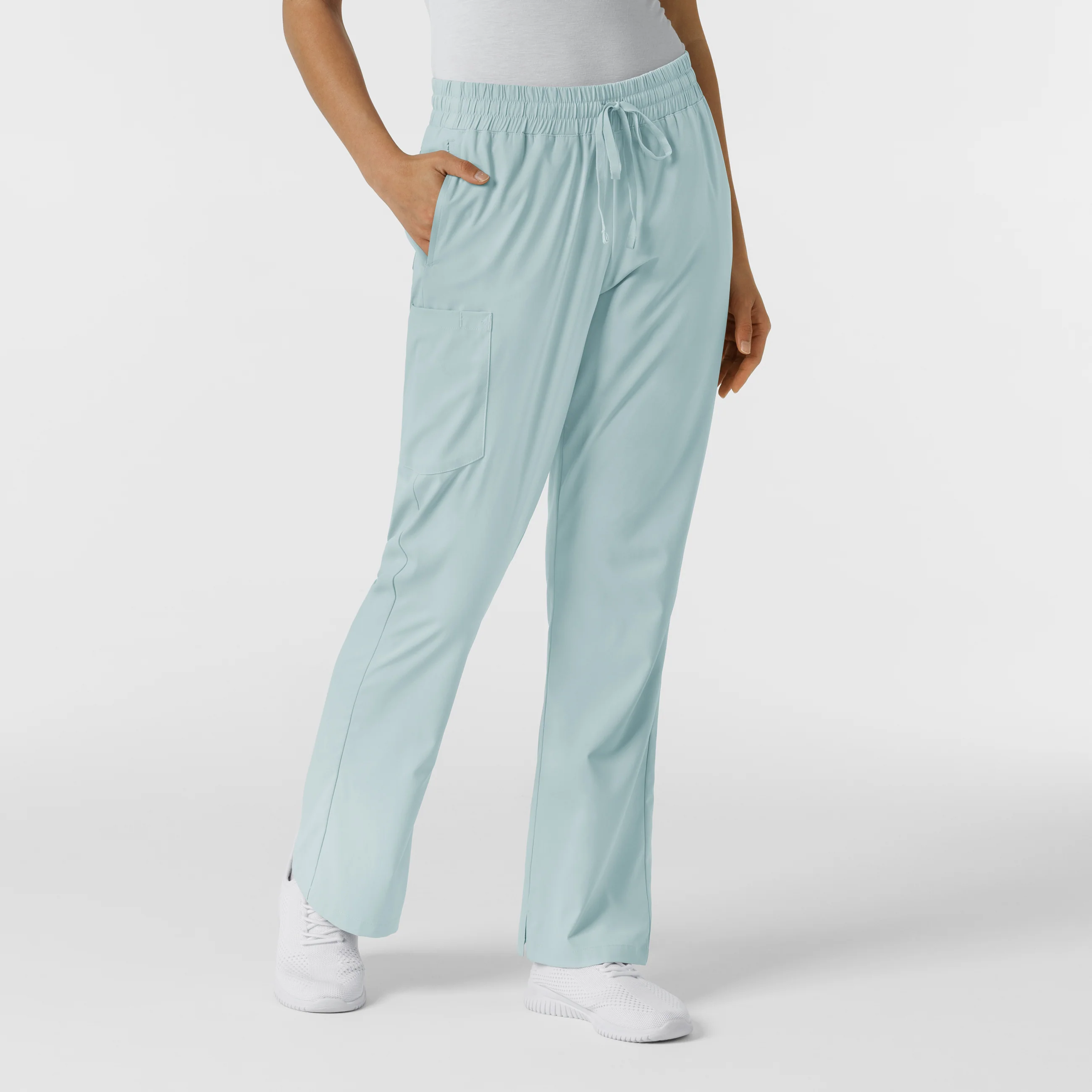 Boundless Women's Bootcut Scrub Pant - Sky Blue - Image 4