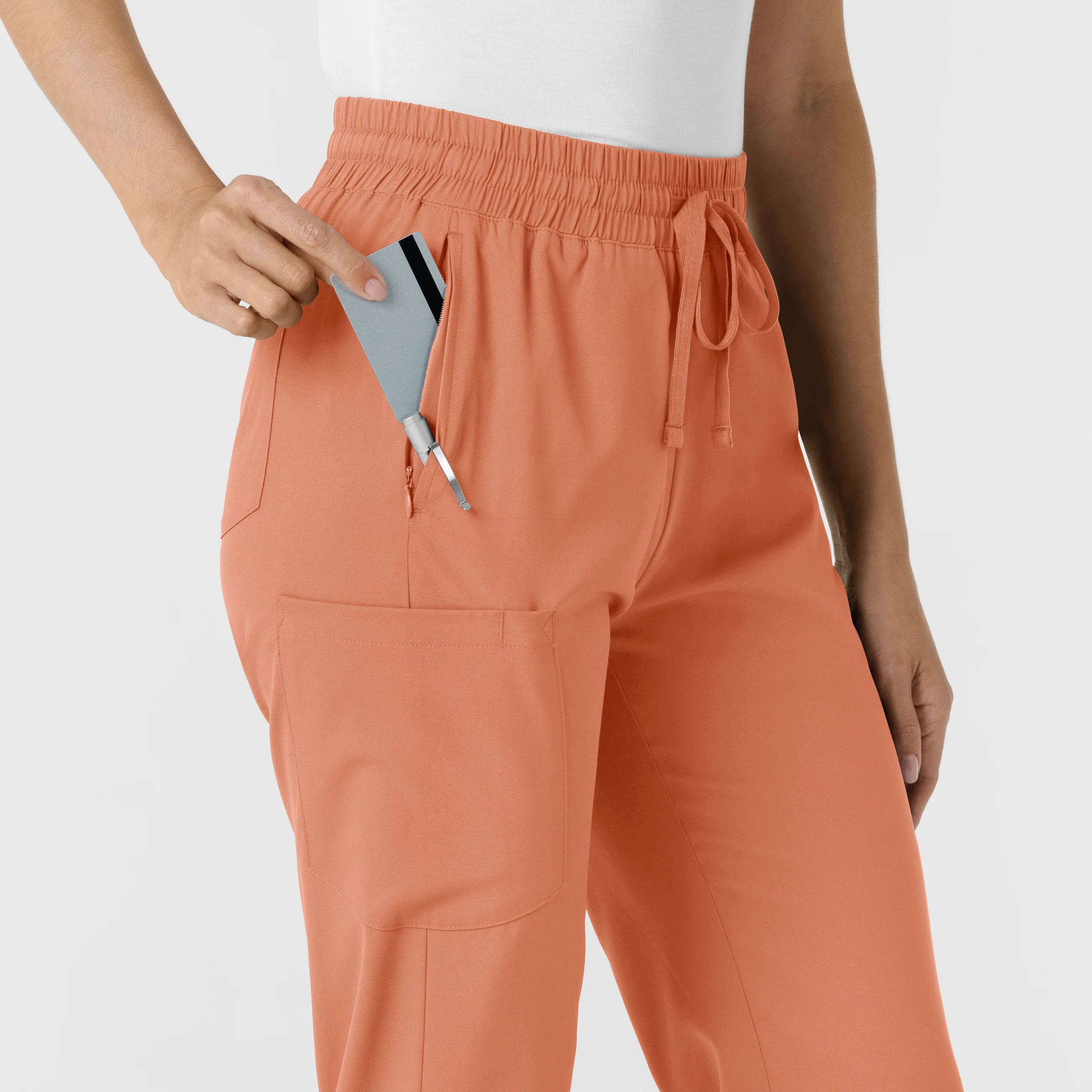 Boundless Women's Bootcut Scrub Pant - Terracotta - Image 6