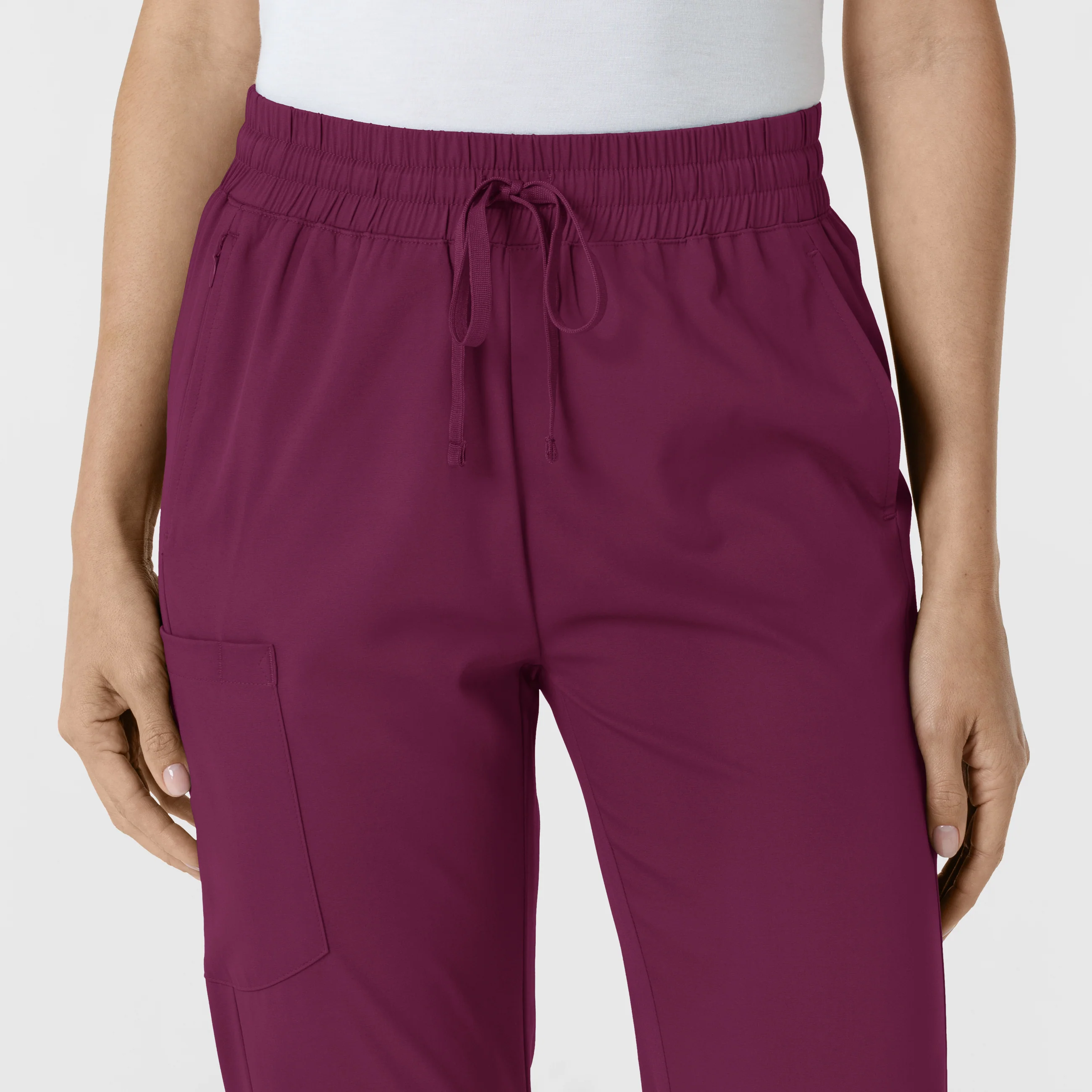 Boundless Women's Bootcut Scrub Pant - Wine - Image 5