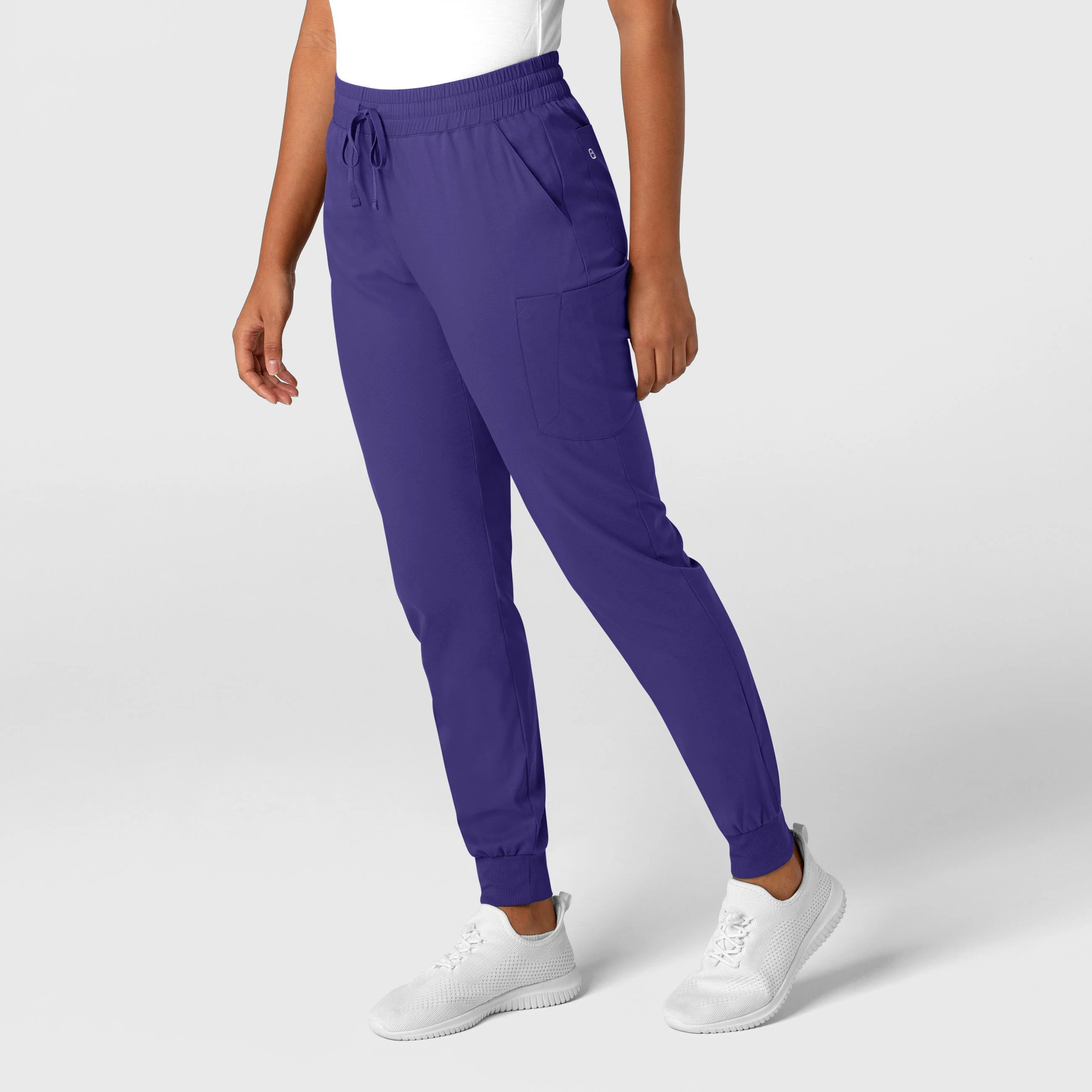 Boundless Women's Jogger Scrub Pant - Grape - Image 4