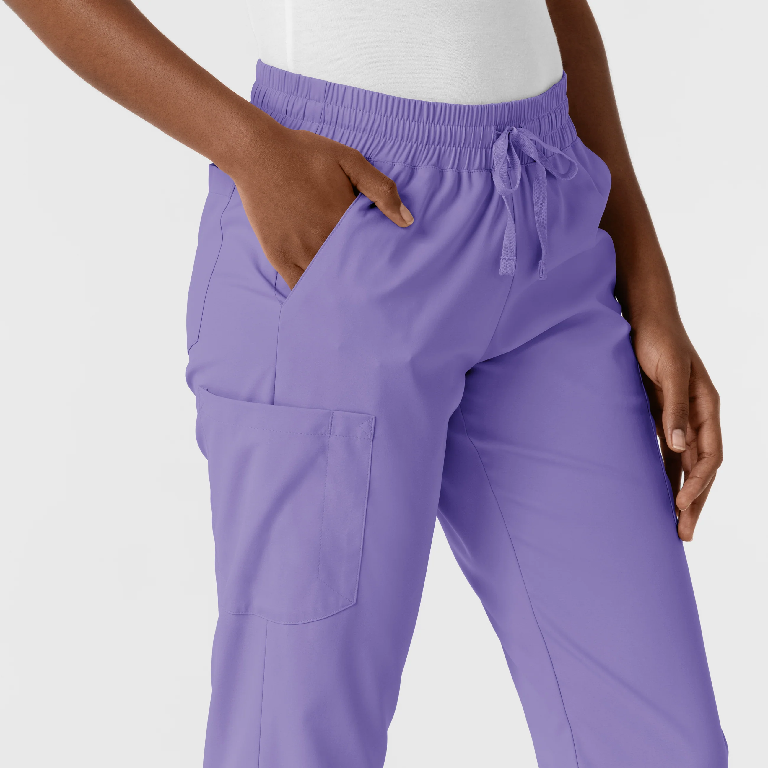 Boundless Women's Jogger Scrub Pant - Iris Purple - Image 6